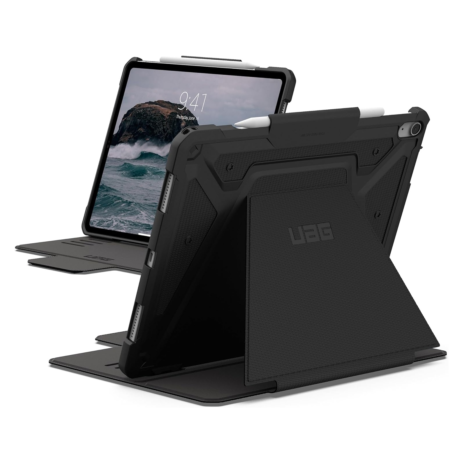UAG Metropolis Klapphülle für das Apple iPad Air 13 Zoll (2026) M4 / (2025) M3 / (2024) M2 - Black