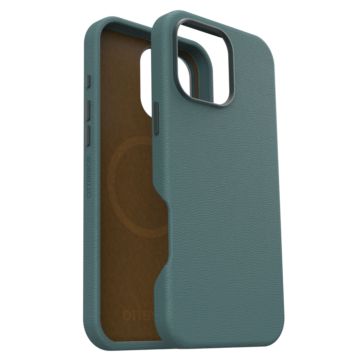 OtterBox Symmetry Cactus Leder Back Cover MagSafe für das Apple iPhone 16 Pro Max - Juniper Sprig