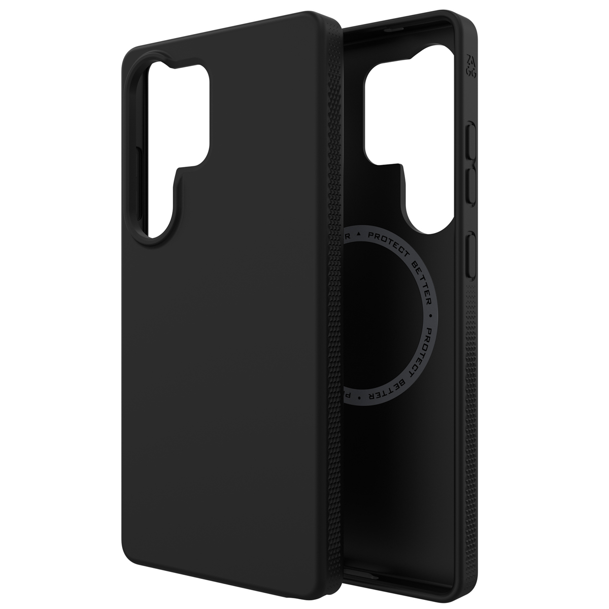 ZAGG Milan Snap Case mit MagSafe für das Samsung Galaxy S25 Plus - Schwarz