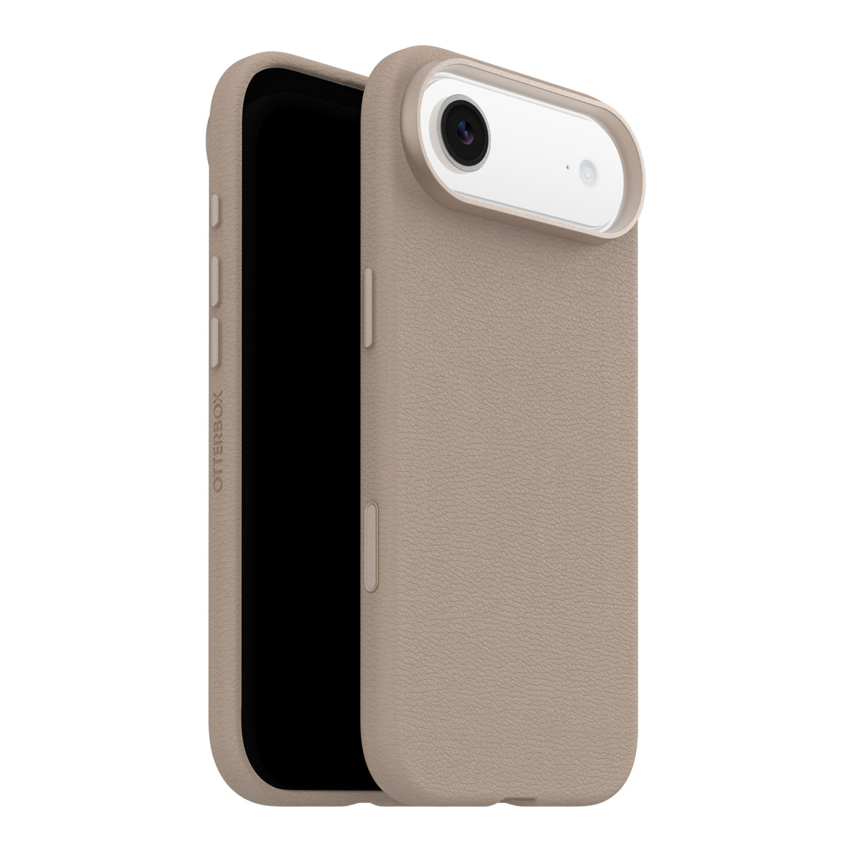 OtterBox Symmetry Cactus Leder Back Cover MagSafe für das Apple iPhone Air - Light Grey