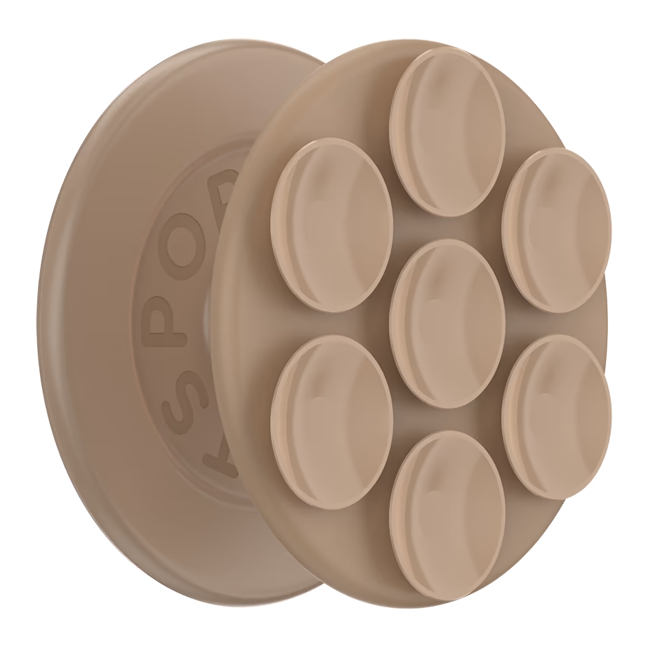 PopSockets Suck-Up Grip & Mount - MagSafe Saugnapf - Latte