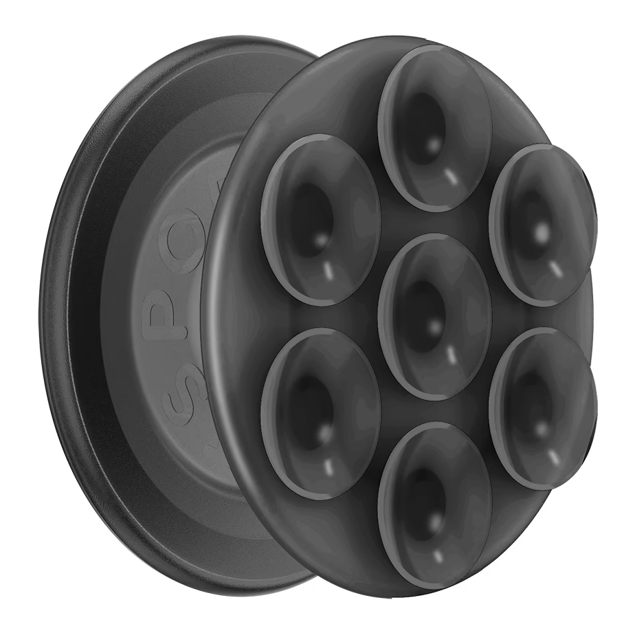PopSockets Suck-Up Grip & Mount - MagSafe Saugnapf - Translucent Black