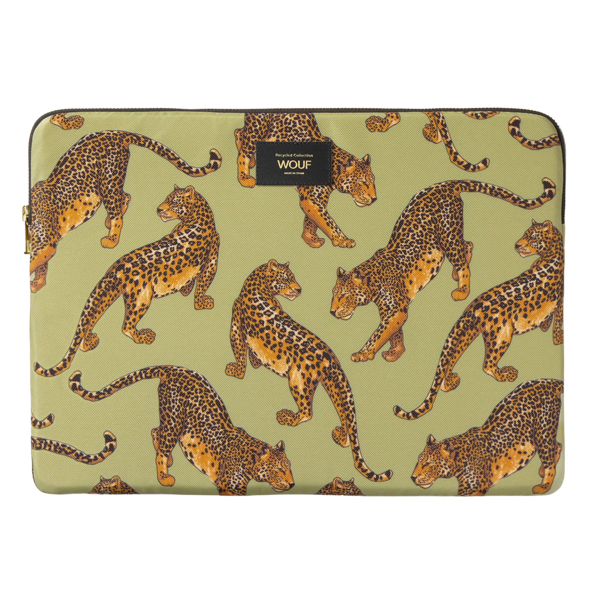 Wouf Daily Laptop Hülle 13-14 Zoll - Laptop Sleeve - Avo Leopard