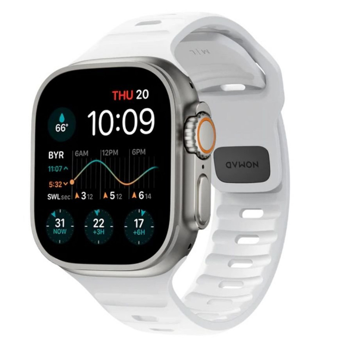Nomad Sport Armband FKM für Apple Watch | 38/40/41/42 mm - Weiß
