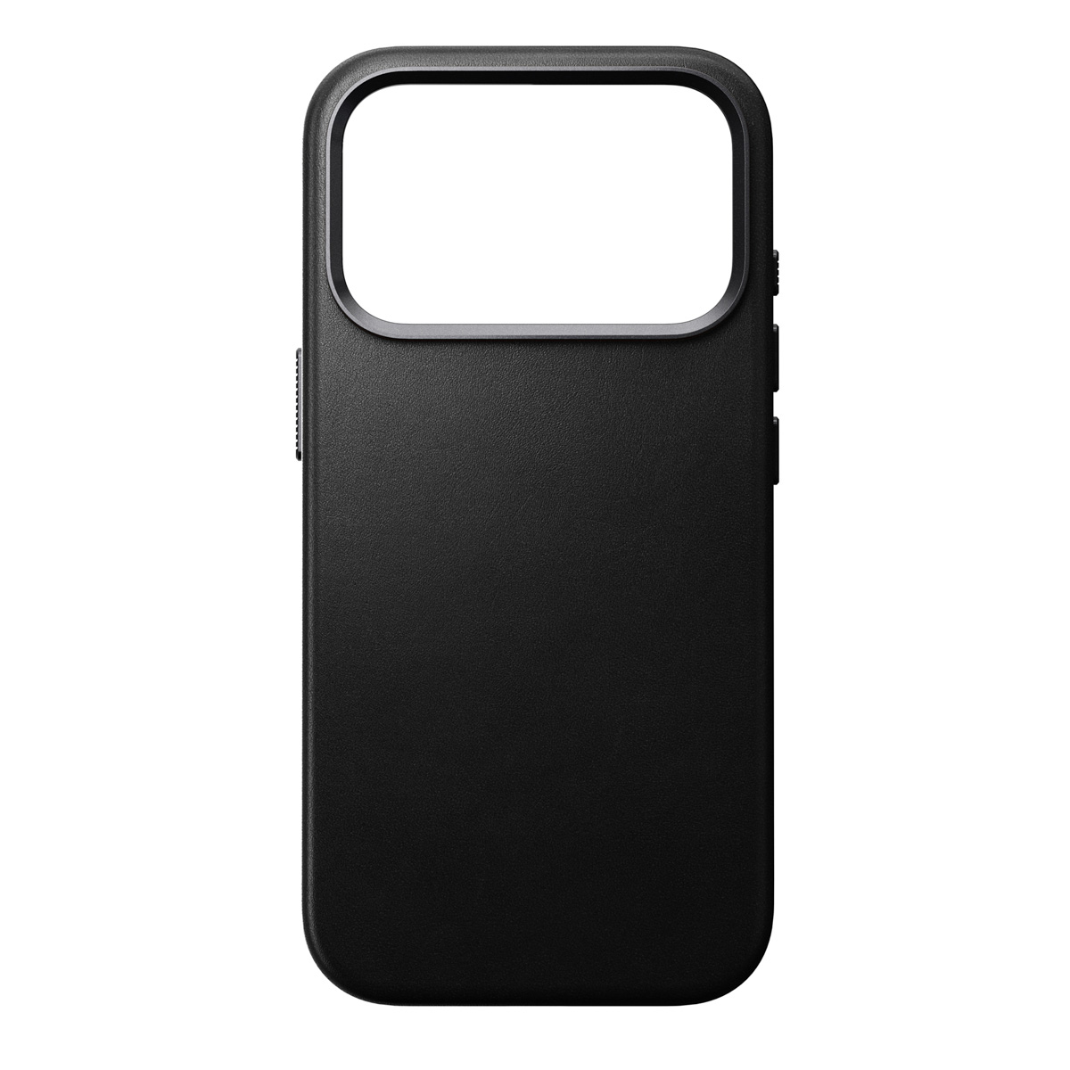 Nomad Traditional Leather Backcover mit MagSafe für das Apple iPhone 17 Pro - Schwarz