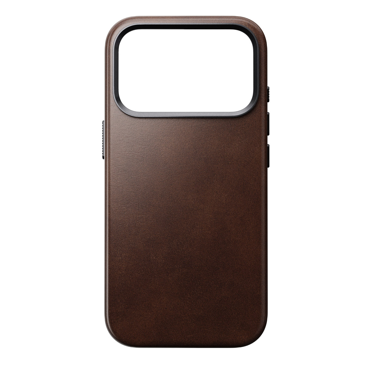Nomad Traditionelles Horween-Leder Backcover mit MagSafe für das Apple iPhone 17 Pro - Rustic Brown