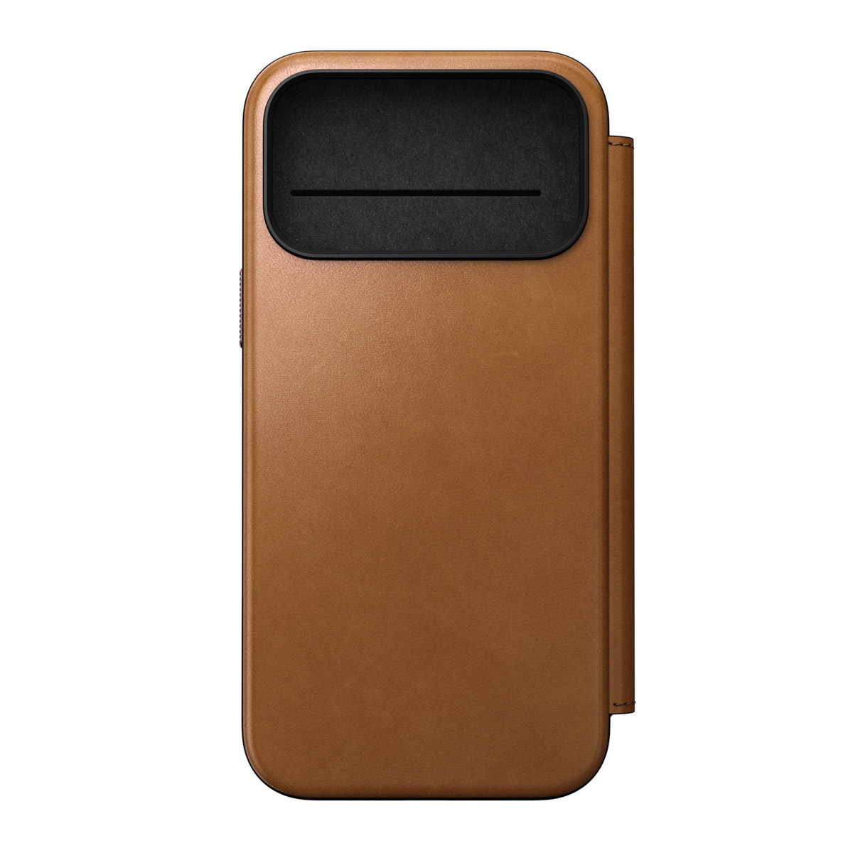Nomad Modern Leather Folio Klapphülle für das Apple iPhone 17 Pro Max - English Tan