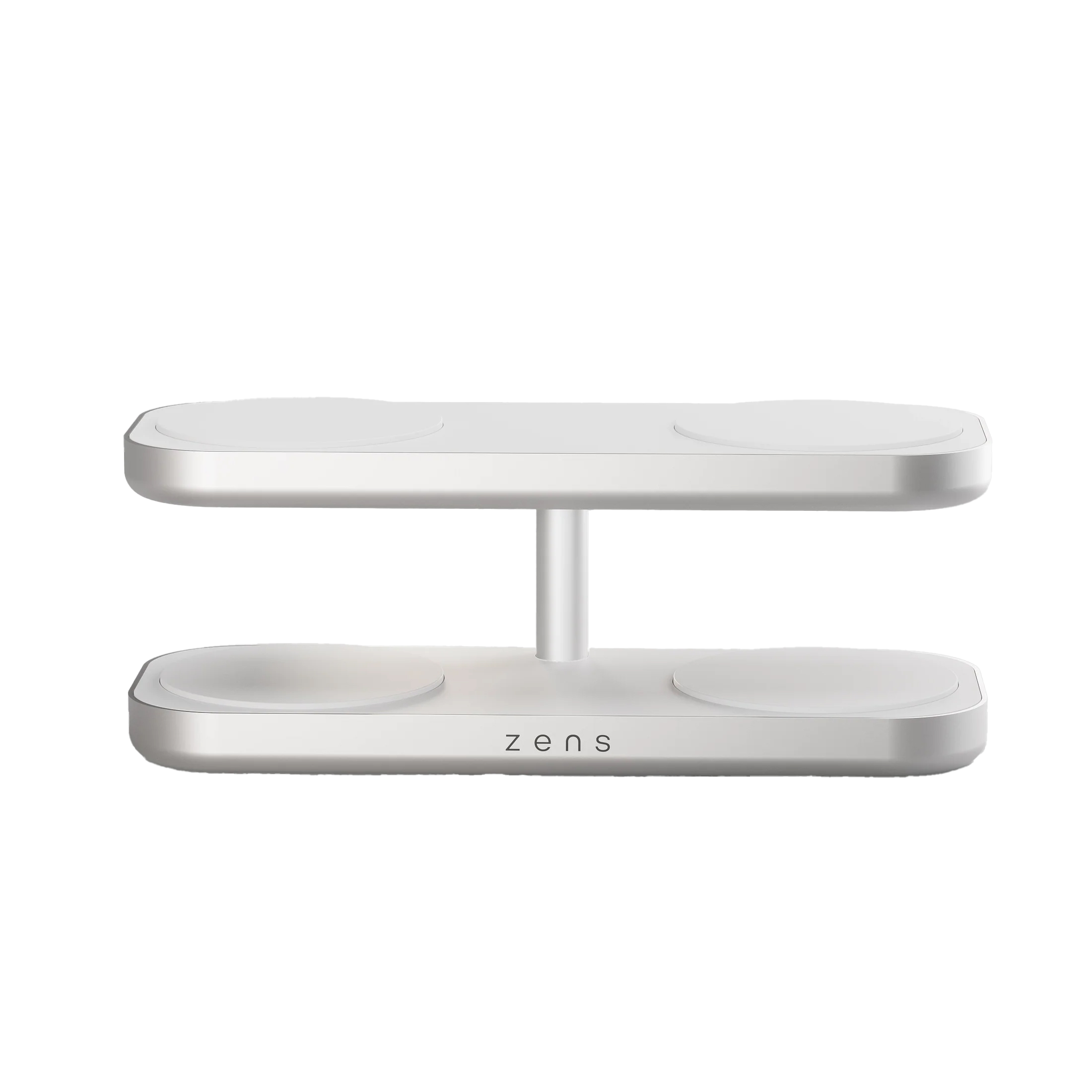 Zens Quattro Wireless Charger Pro 4 - Kabelloses Ladegerät - Geeignet für Qi2 und MagSafe - Weiß