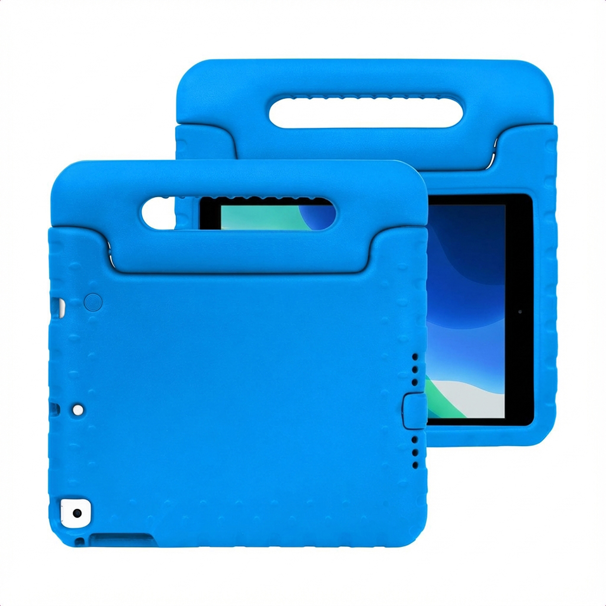 imoshion Schutzhülle mit Handgriff kindersicher für das Apple iPad 6 (2018) 9.7 Zoll / iPad 5 (2017) 9.7 Zoll - Blau