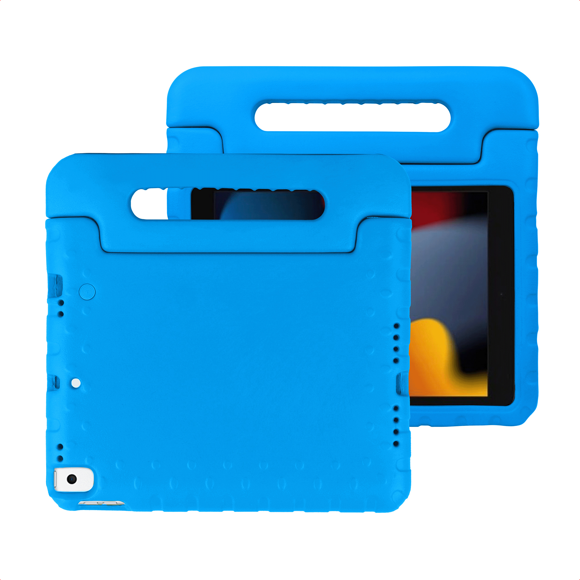 imoshion Schutzhülle mit Handgriff kindersicher für das Apple iPad 9 (2021) 10.2 Zoll / iPad 8 (2020) 10.2 Zoll / iPad 7 (2019) 10.2 Zoll - Blau
