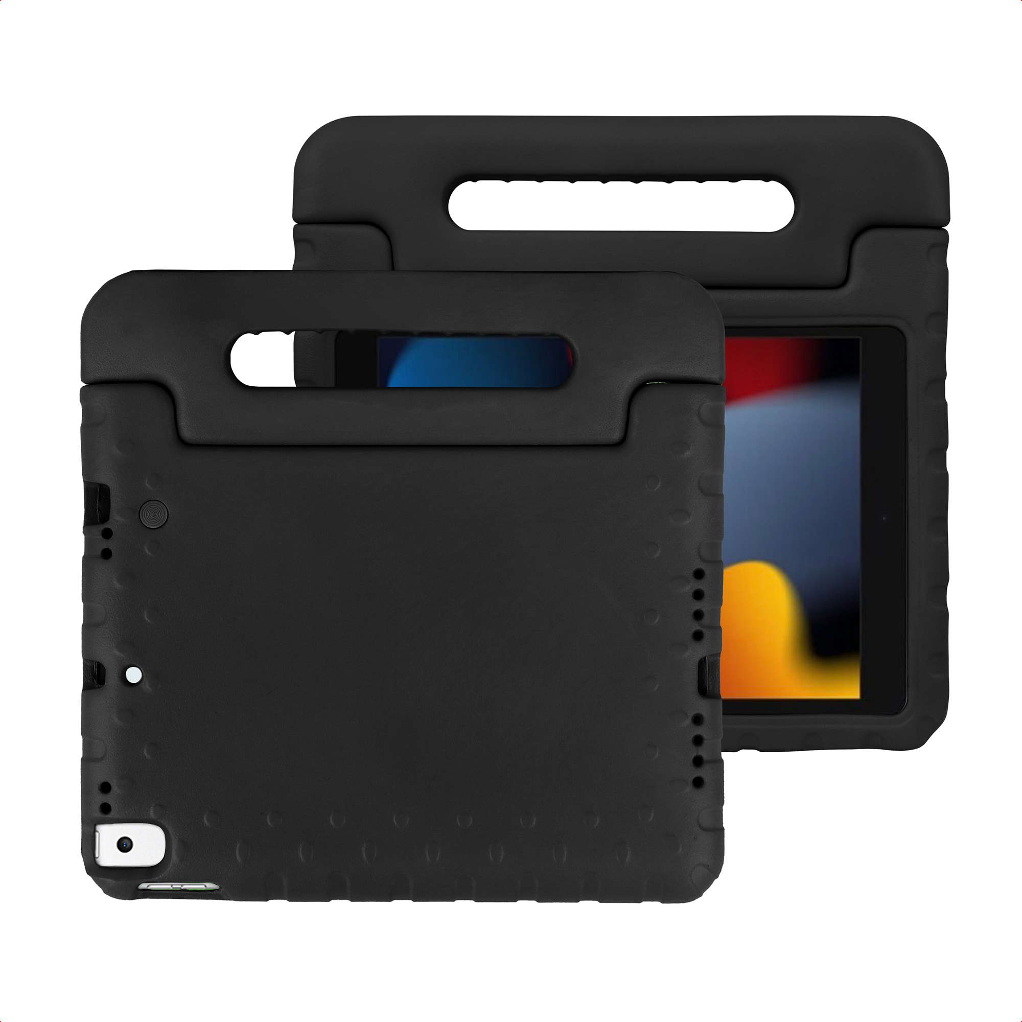 imoshion Schutzhülle mit Handgriff kindersicher für das Apple iPad 9 (2021) 10.2 Zoll / iPad 8 (2020) 10.2 Zoll / iPad 7 (2019) 10.2 Zoll - Schwarz