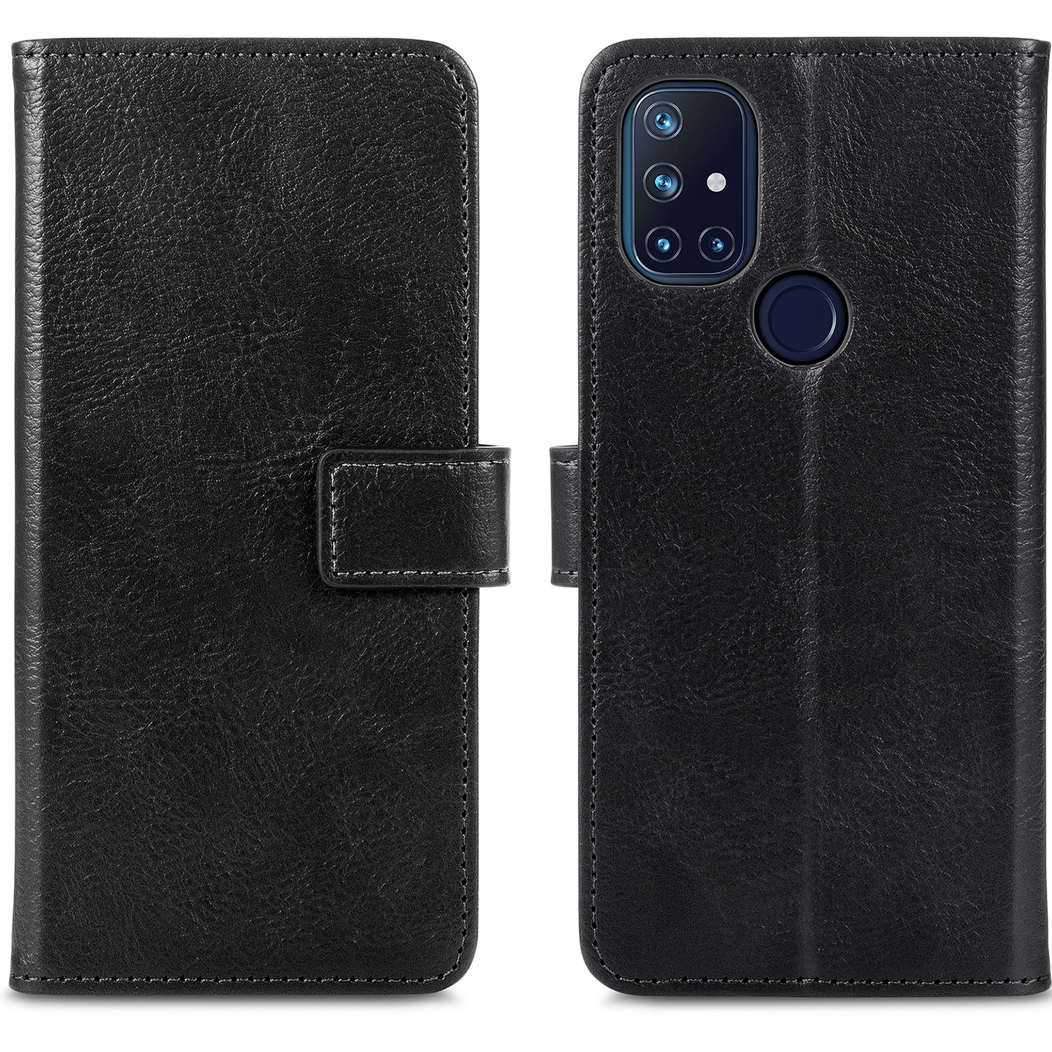 imoshion Luxuriöse Klapphülle für das OnePlus Nord N10 5G - Schwarz