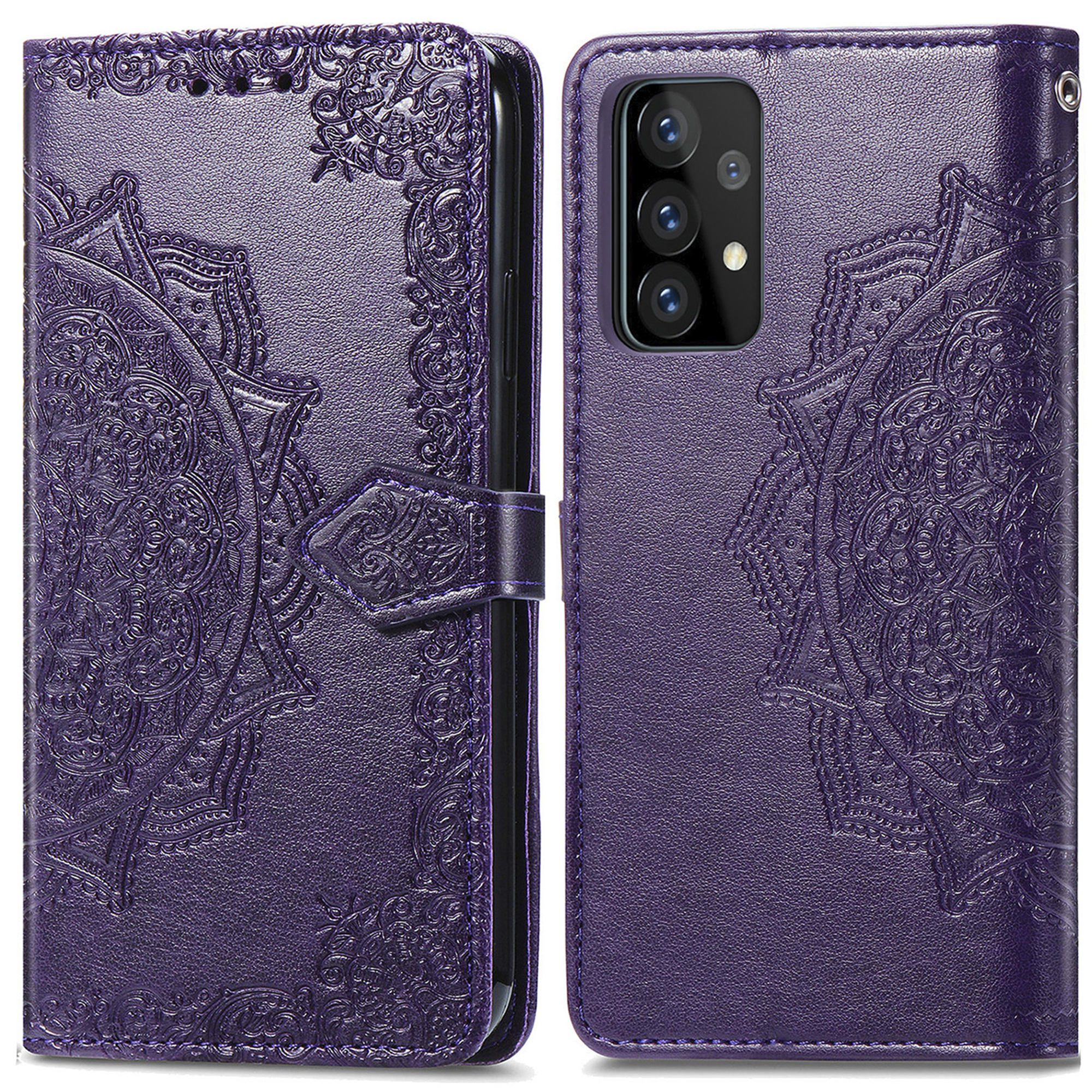 imoshion Mandala Klapphülle für das Samsung Galaxy A52(s) (5G/4G) - Violett