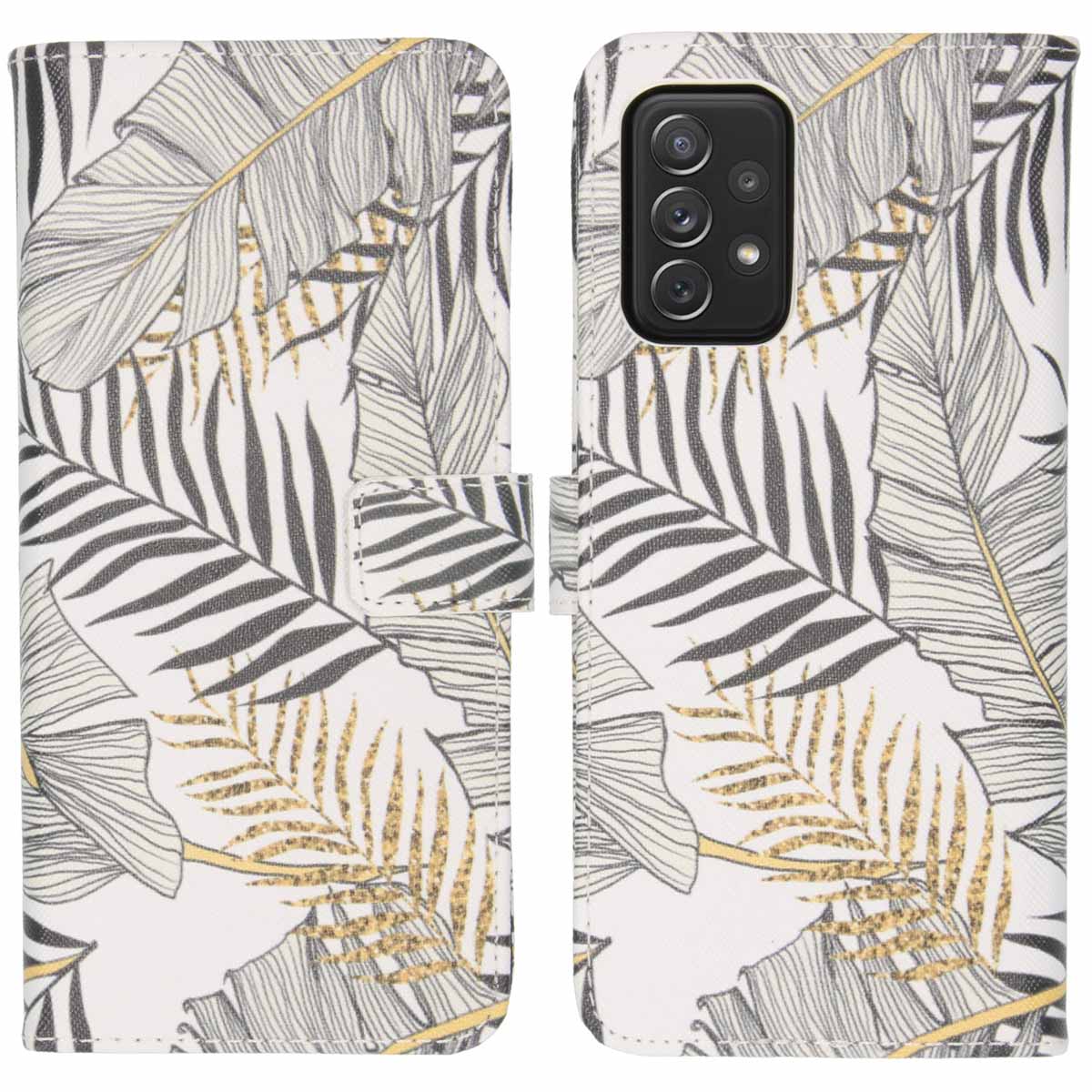 imoshion Design TPU Klapphülle für das Samsung Galaxy A72 - Glamour Botanic