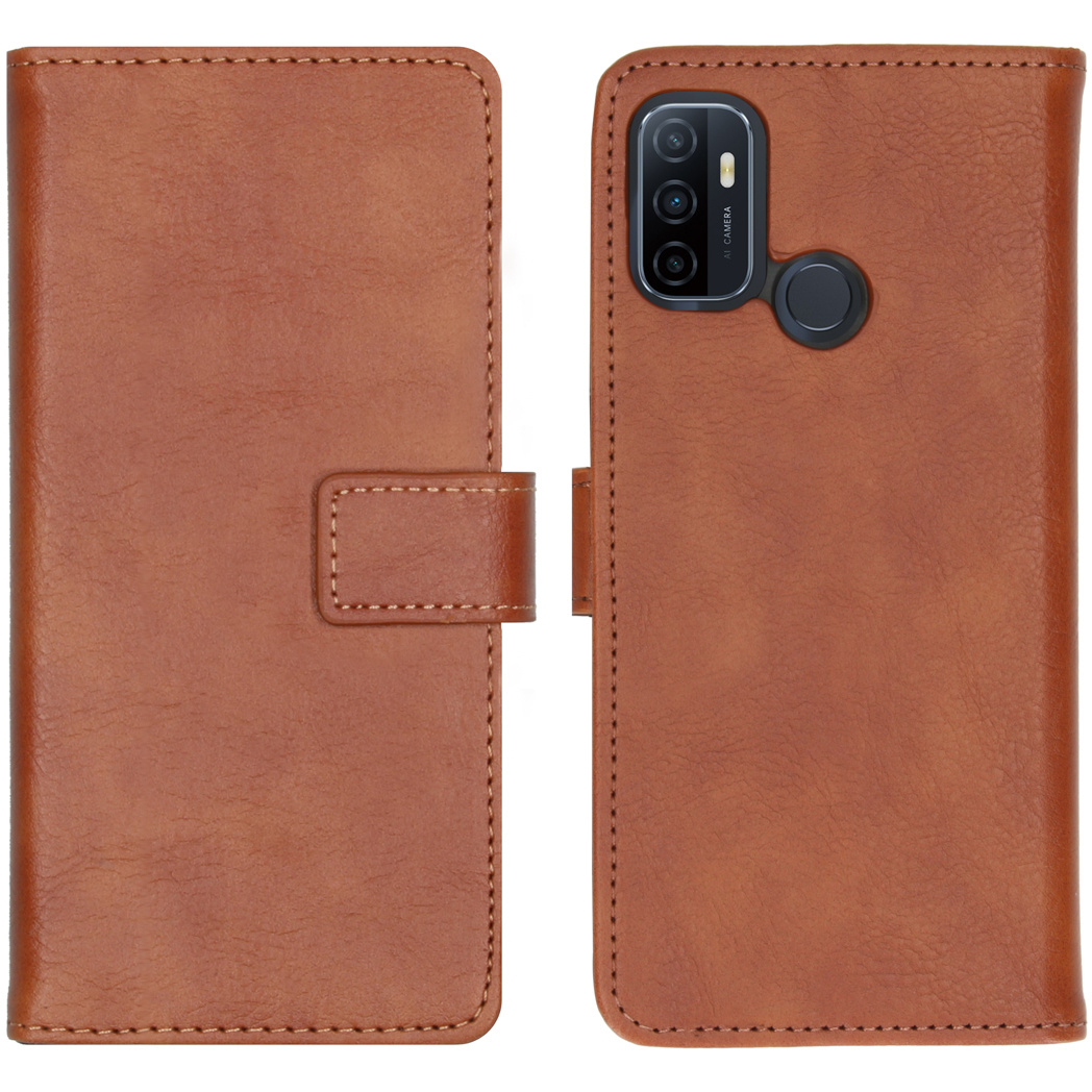 imoshion Luxuriöse Klapphülle für das Oppo A53 / Oppo A53s - Braun