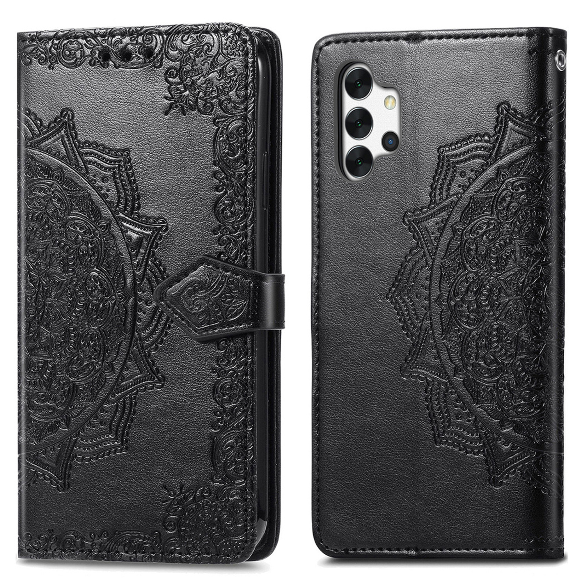 imoshion Mandala Klapphülle für das Samsung Galaxy A32 (5G) - Schwarz