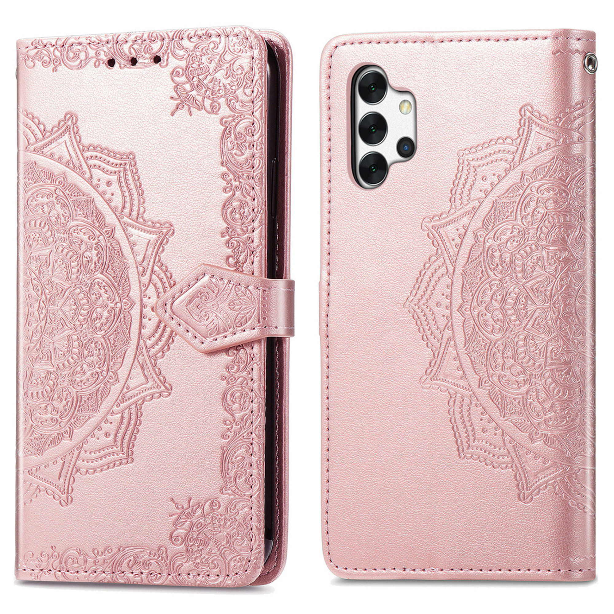 imoshion Mandala Klapphülle für das Samsung Galaxy A32 (5G) - Rosé gold