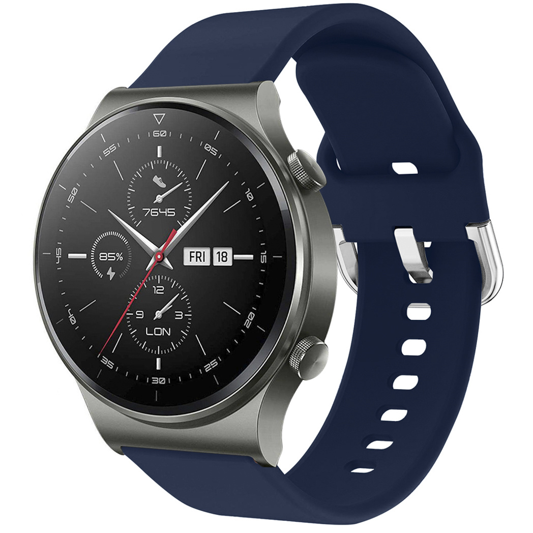 imoshion Silikonband für das Huawei Watch GT 2 / Pro / 2e Sport 46 mm - Dunkelblau