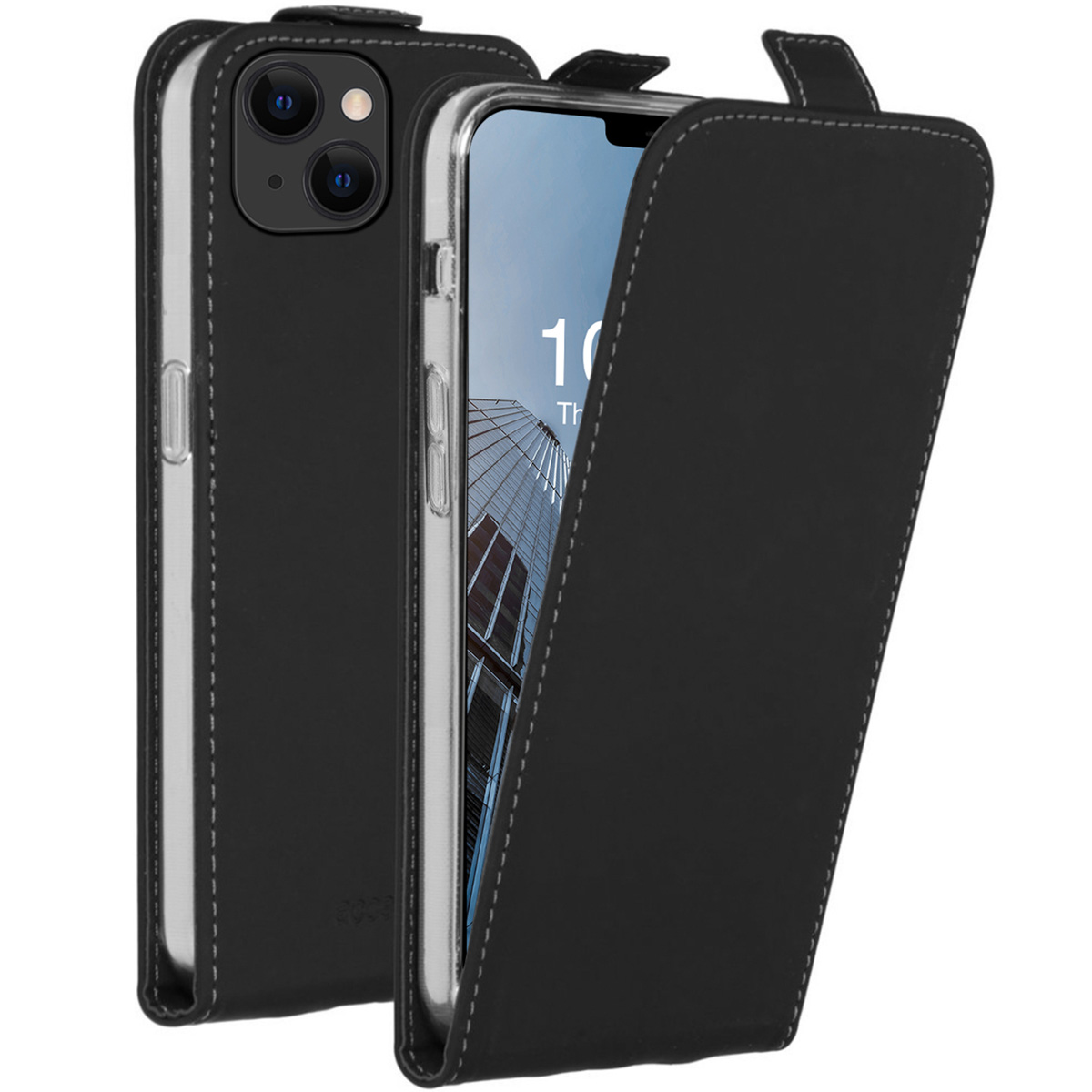 Accezz Flip Case für das Apple iPhone 13 - Schwarz