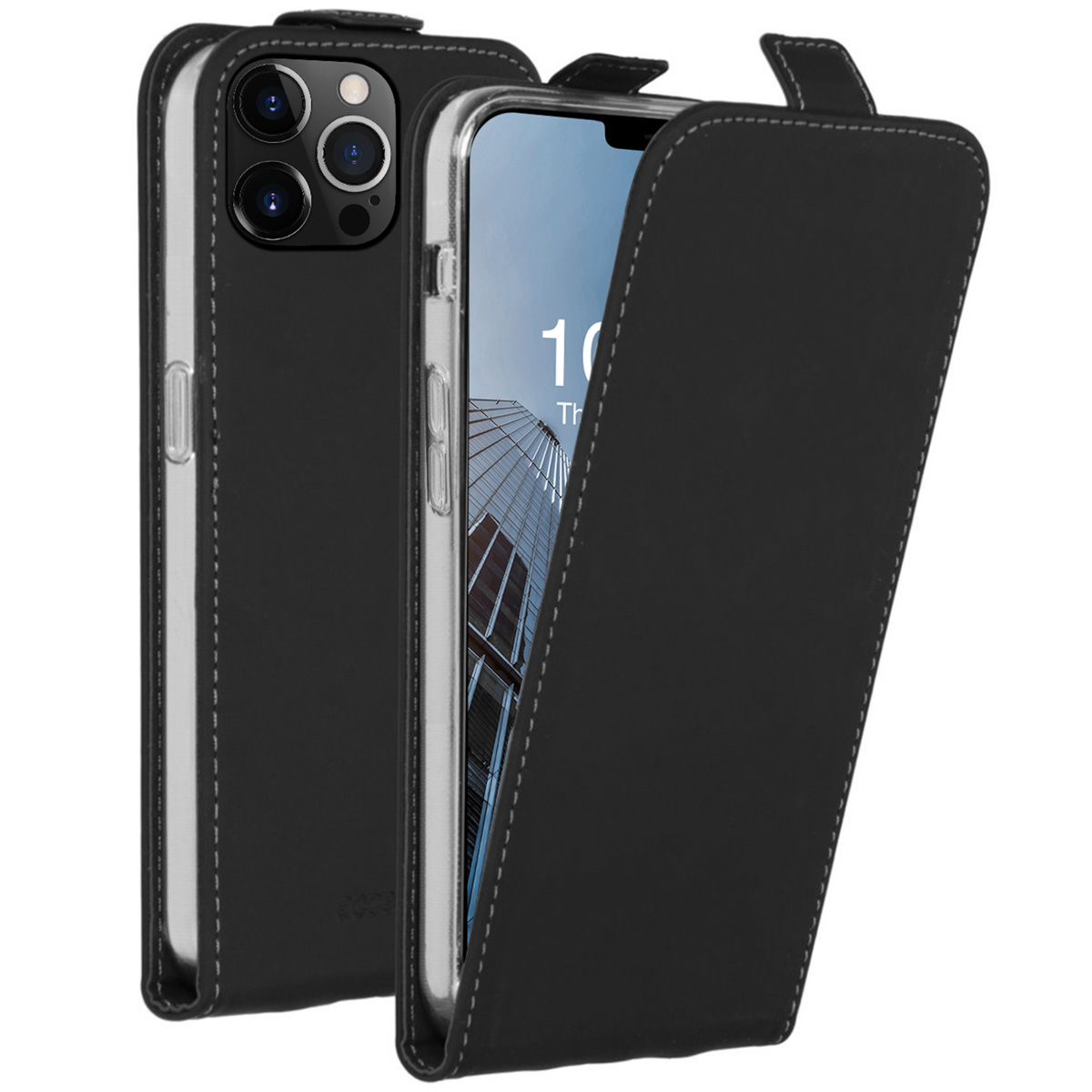 Accezz Flip Case für das Apple iPhone 13 Pro - Schwarz
