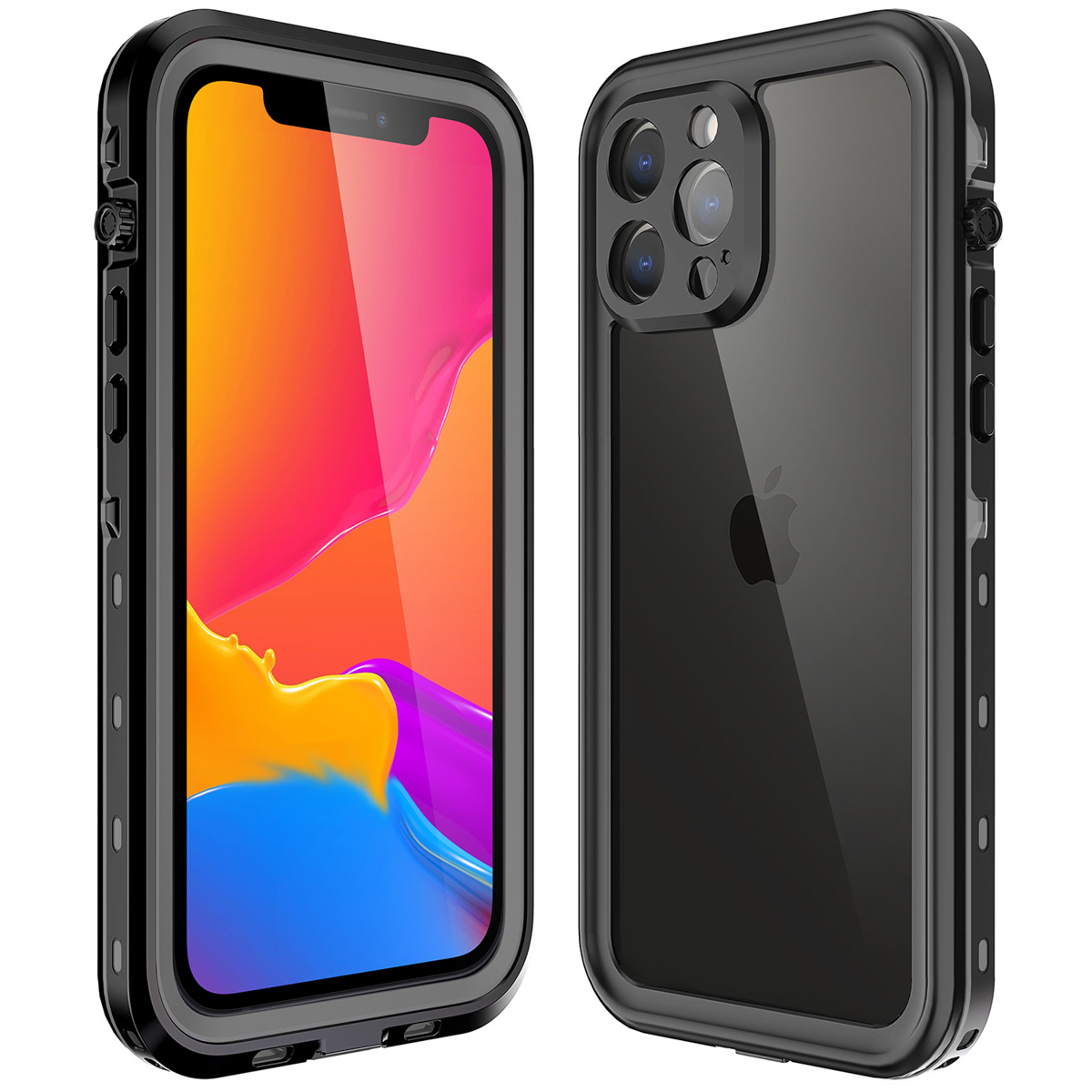 Redpepper Dot Waterproof Case für das Apple iPhone 13 Pro Max - Schwarz