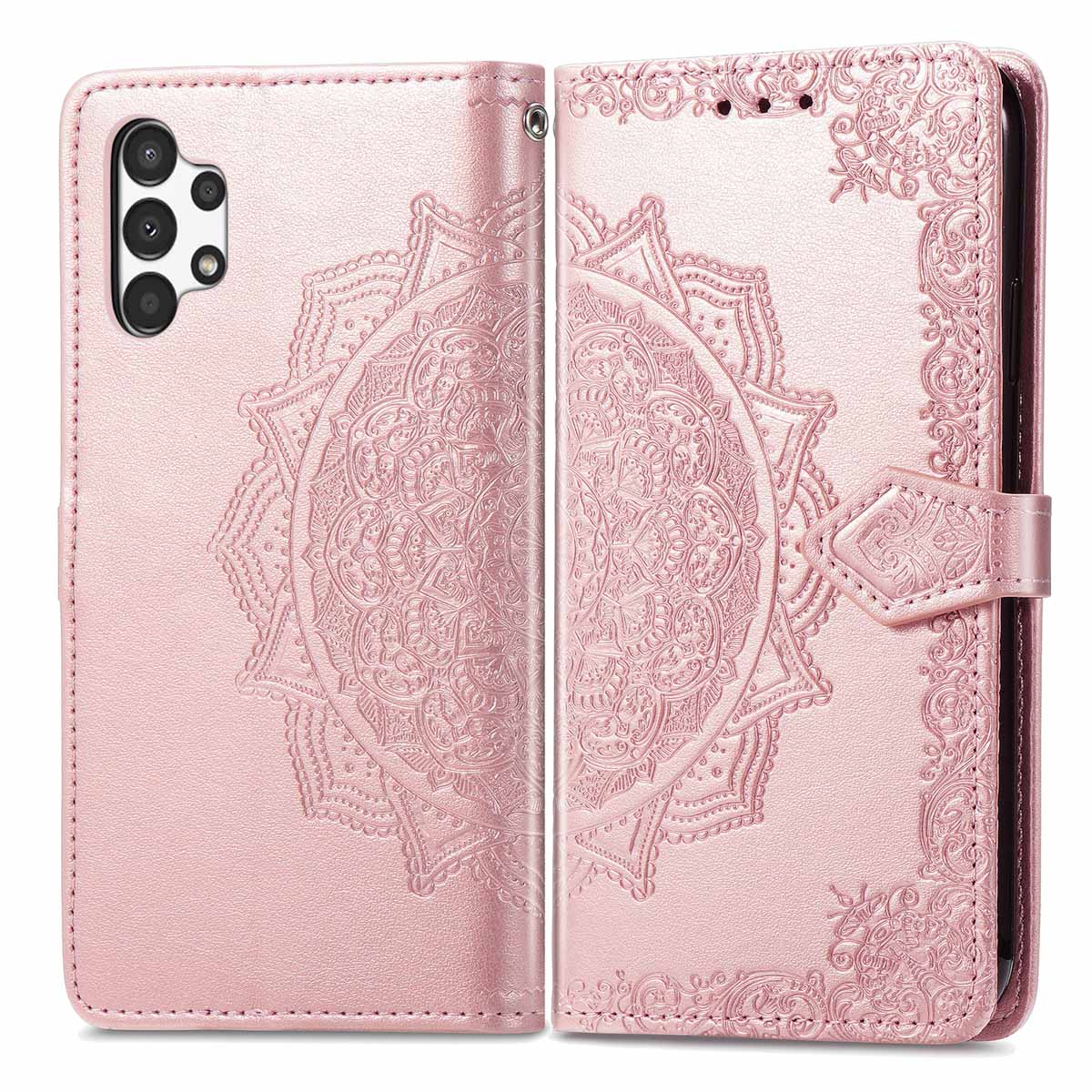 imoshion Mandala Klapphülle für das Samsung Galaxy A13 (4G) - Rosé gold