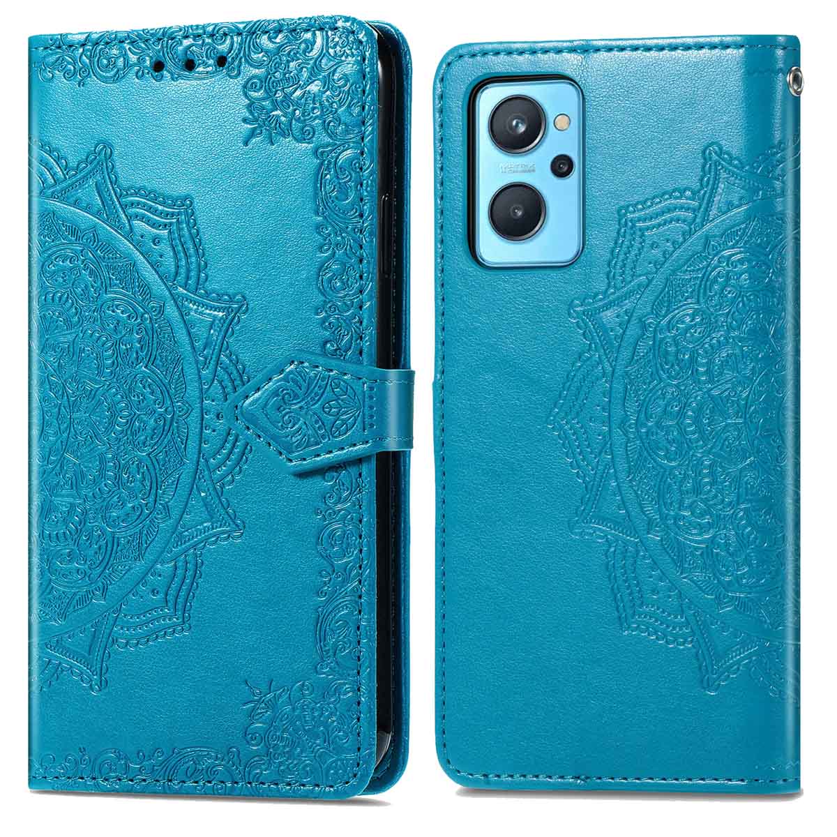 imoshion Mandala Klapphülle für das Oppo A96 5G - Türkis