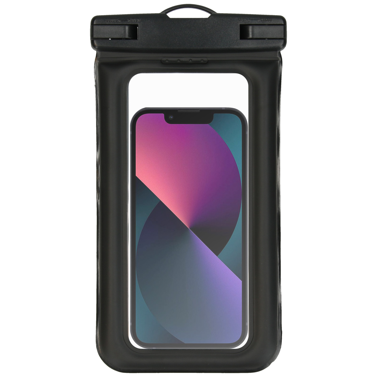 imoshion Universeller, wasserdichter Beutel – wasserdichte Smartphonehülle – Schwarz