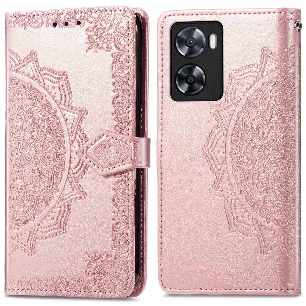 imoshion Mandala Klapphülle für das Oppo A57(s) - Rosé gold