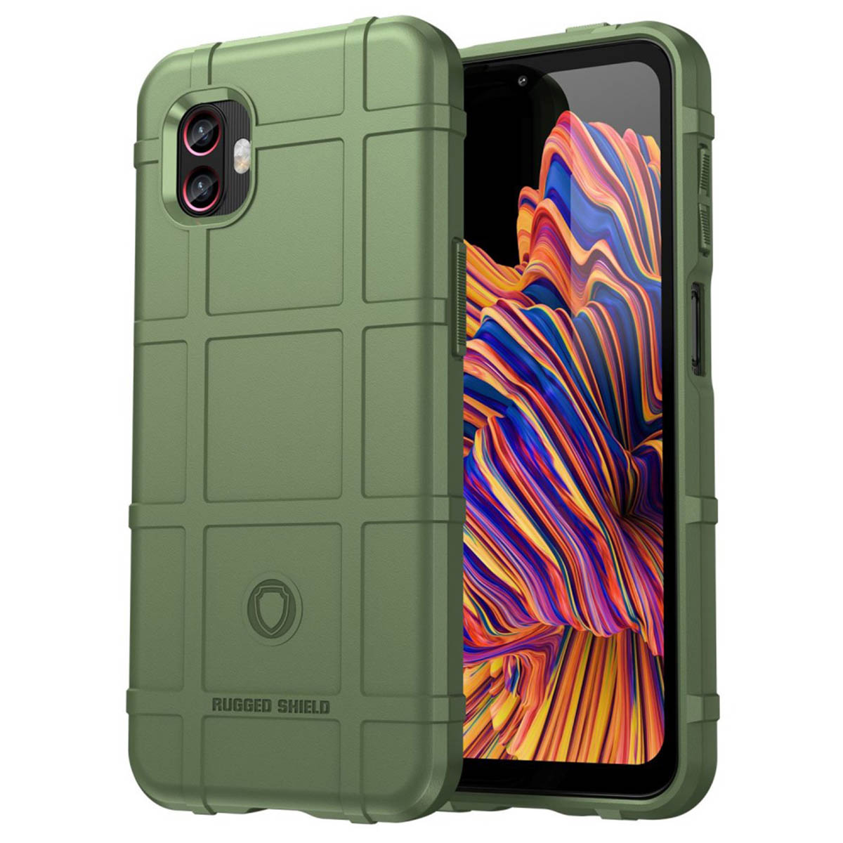 imoshion Rugged Shield Backcover für das Samsung Galaxy Xcover 6 Pro - Dunkelgrün