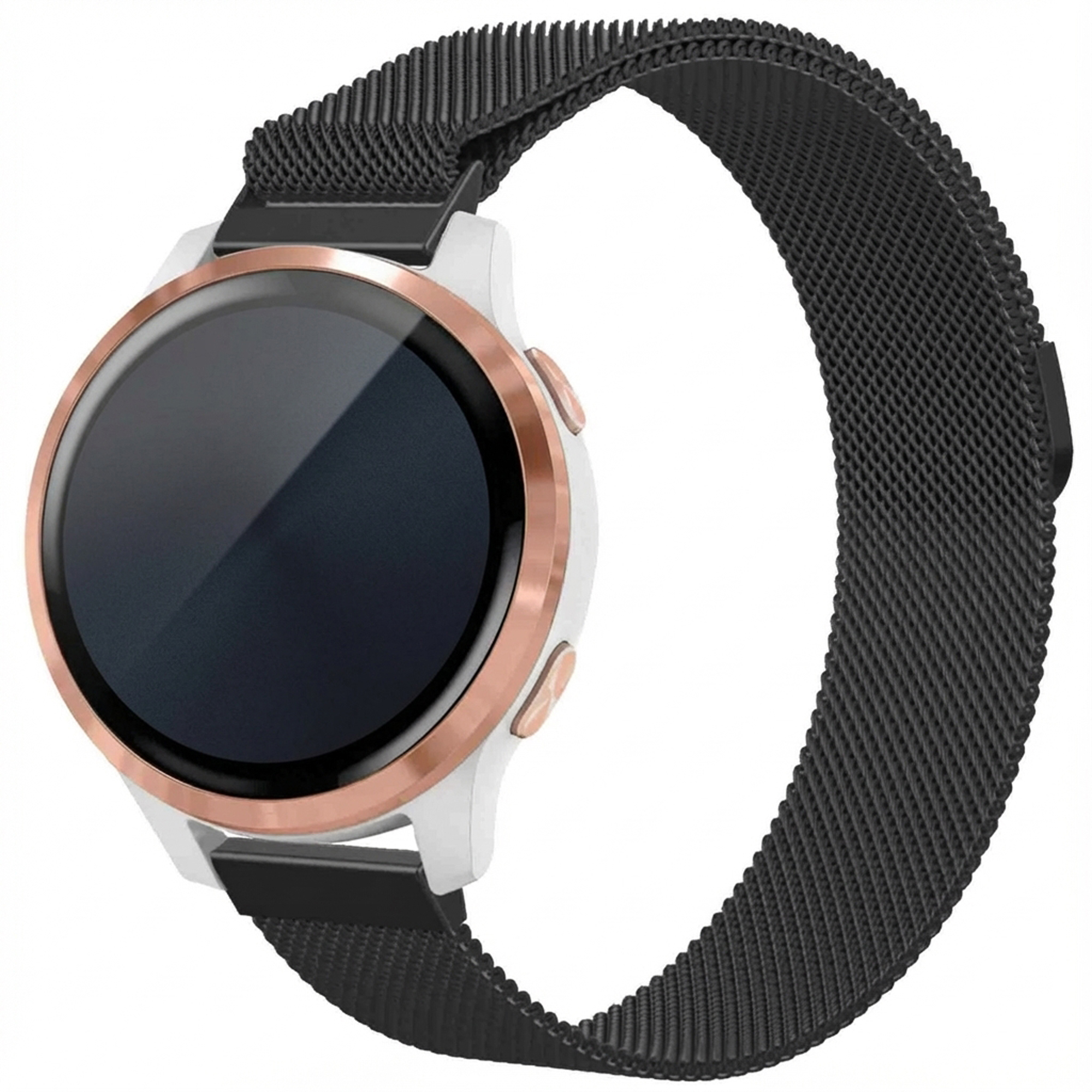 imoshion Magnetisches Milanaise Armband - Universelle 18 mm Anschluss - Schwarz