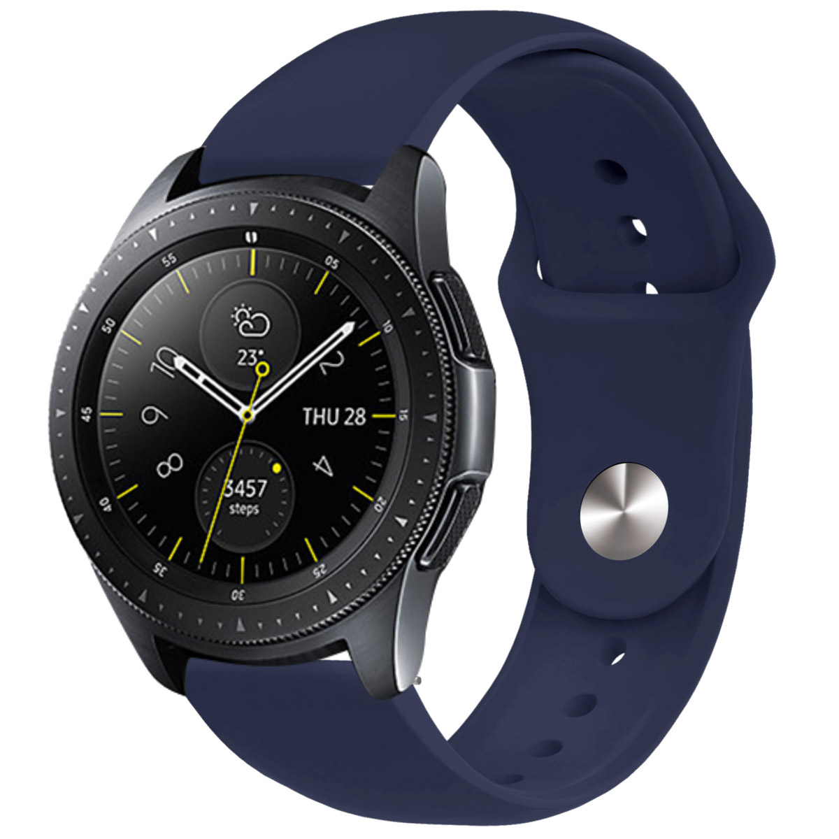 imoshion Silikon Sportarmband für Samsung Galaxy Watch 7 (40/44mm) - Dunkelblau