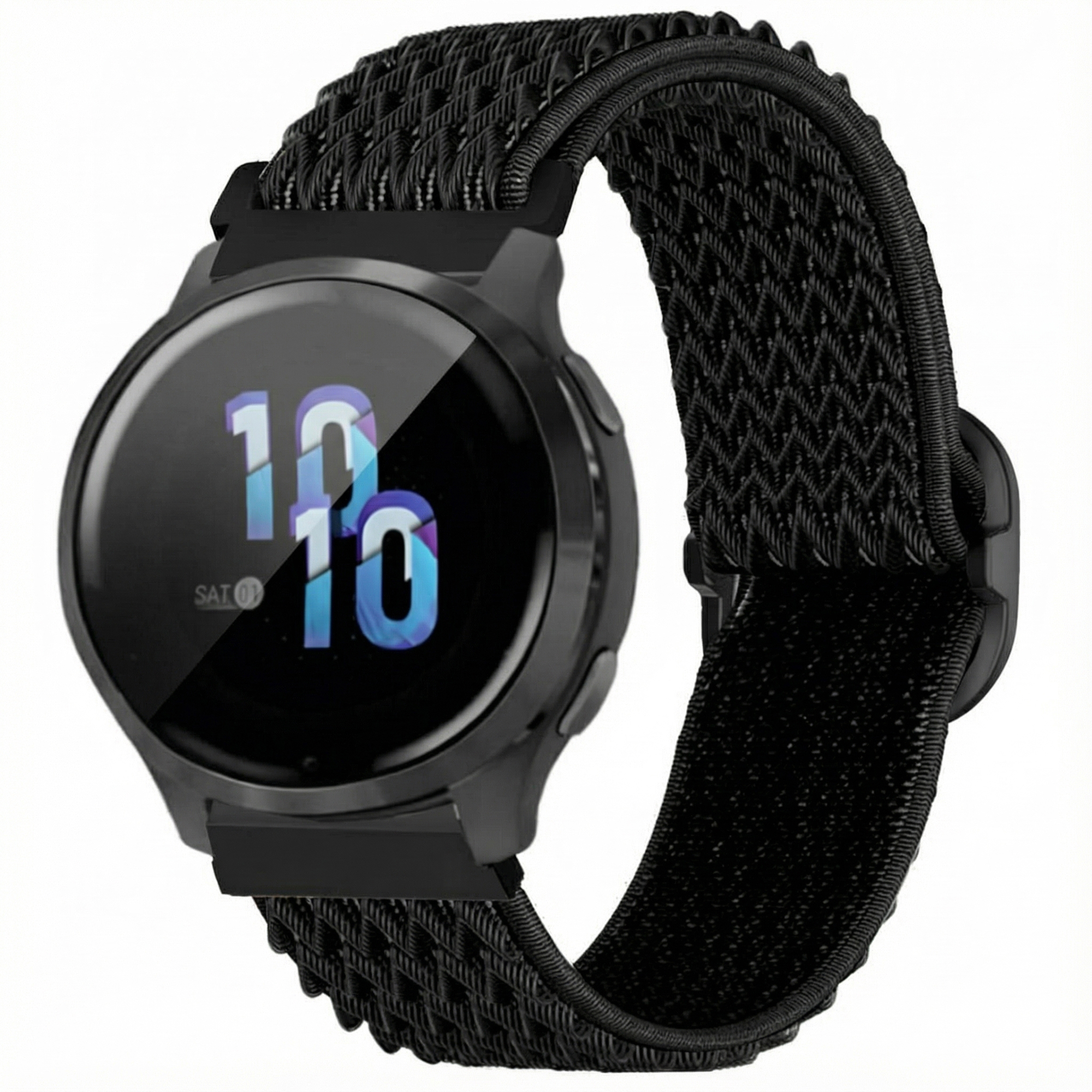 imoshion Elastisches Nylonarmband - Universelle 22 mm Anschluss - Schwarz