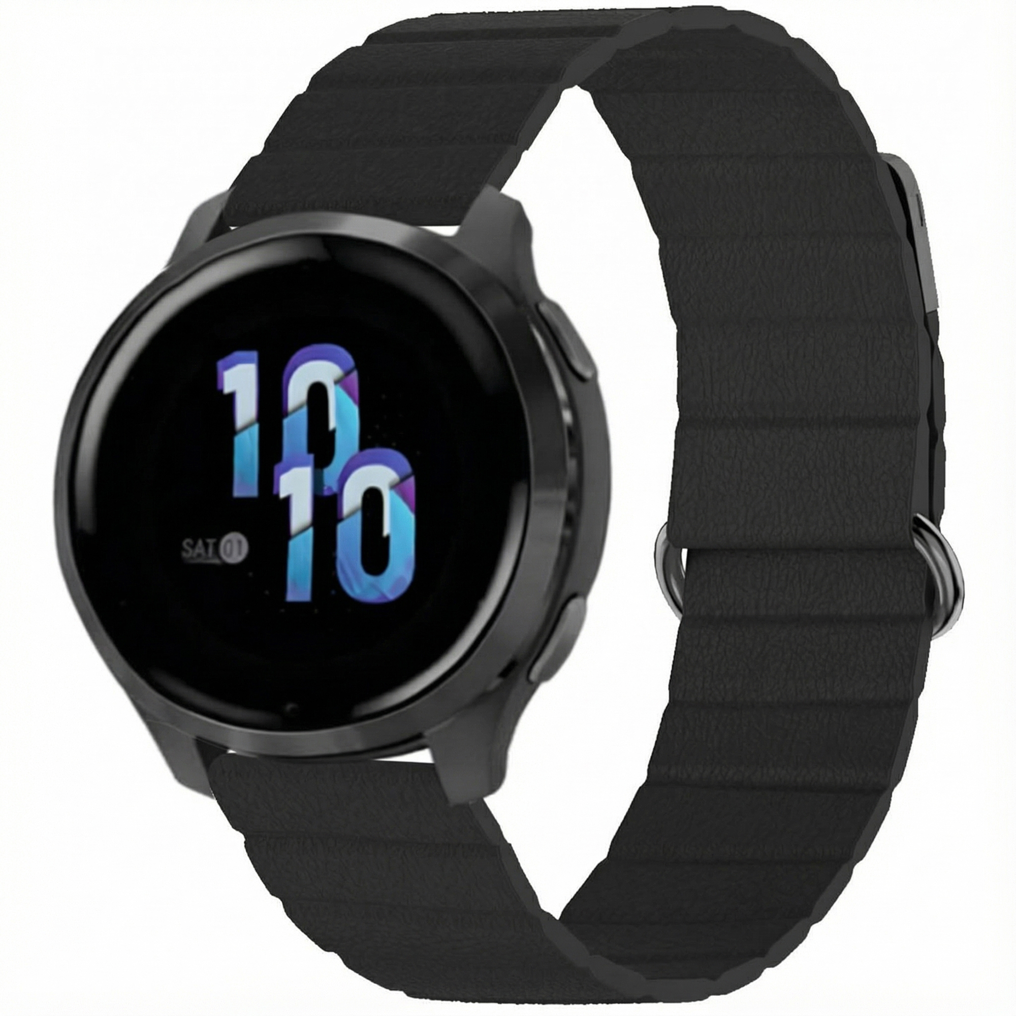 imoshion Magnetlederarmband - Universelle 22 mm Anschluss - Schwarz