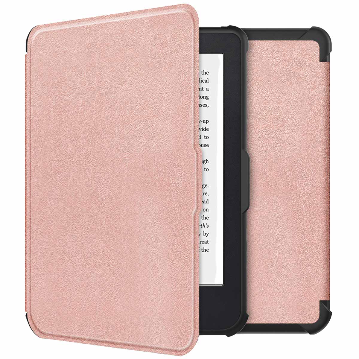 imoshion Slim Soft Case Klapphülle für das Kobo Clara 2E / Tolino Shine 4 - Rosé gold