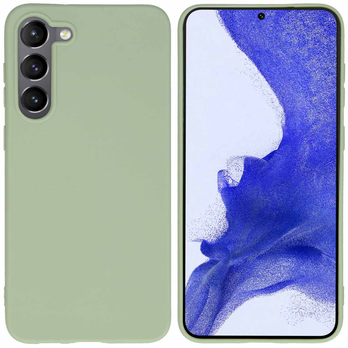 imoshion TPU Color Cover für das Samsung Galaxy S23 Plus - Olive Green