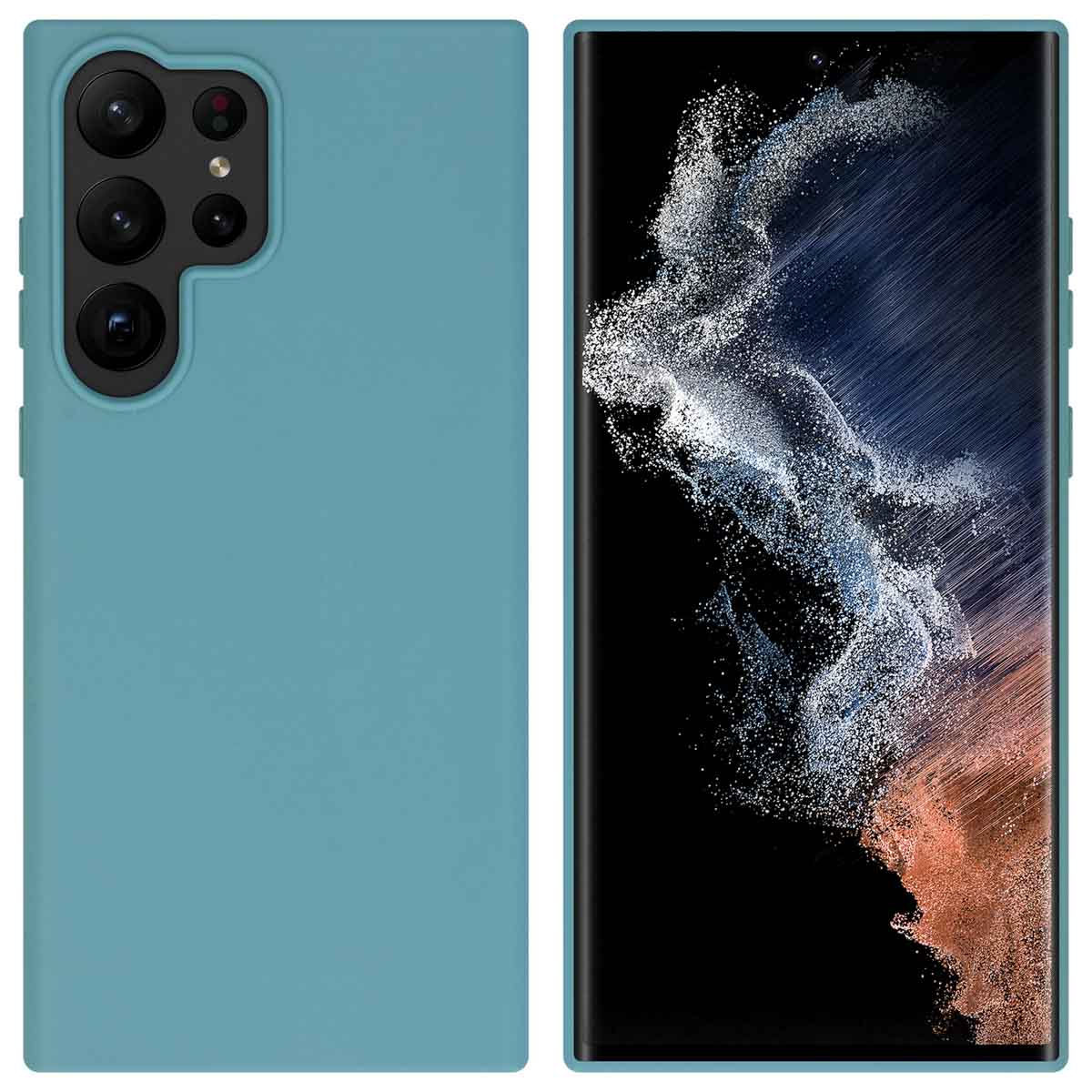 imoshion TPU Color Cover für das Samsung Galaxy S23 Ultra - Dunkelgrün