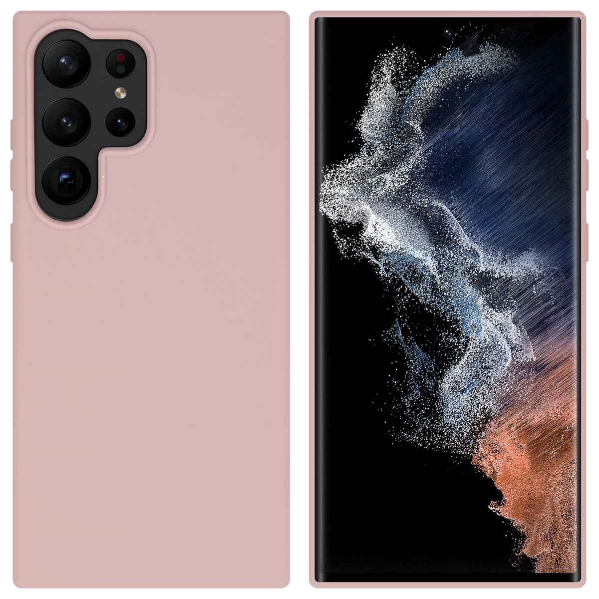 imoshion TPU Color Cover für das Samsung Galaxy S23 Ultra - Dusty Pink