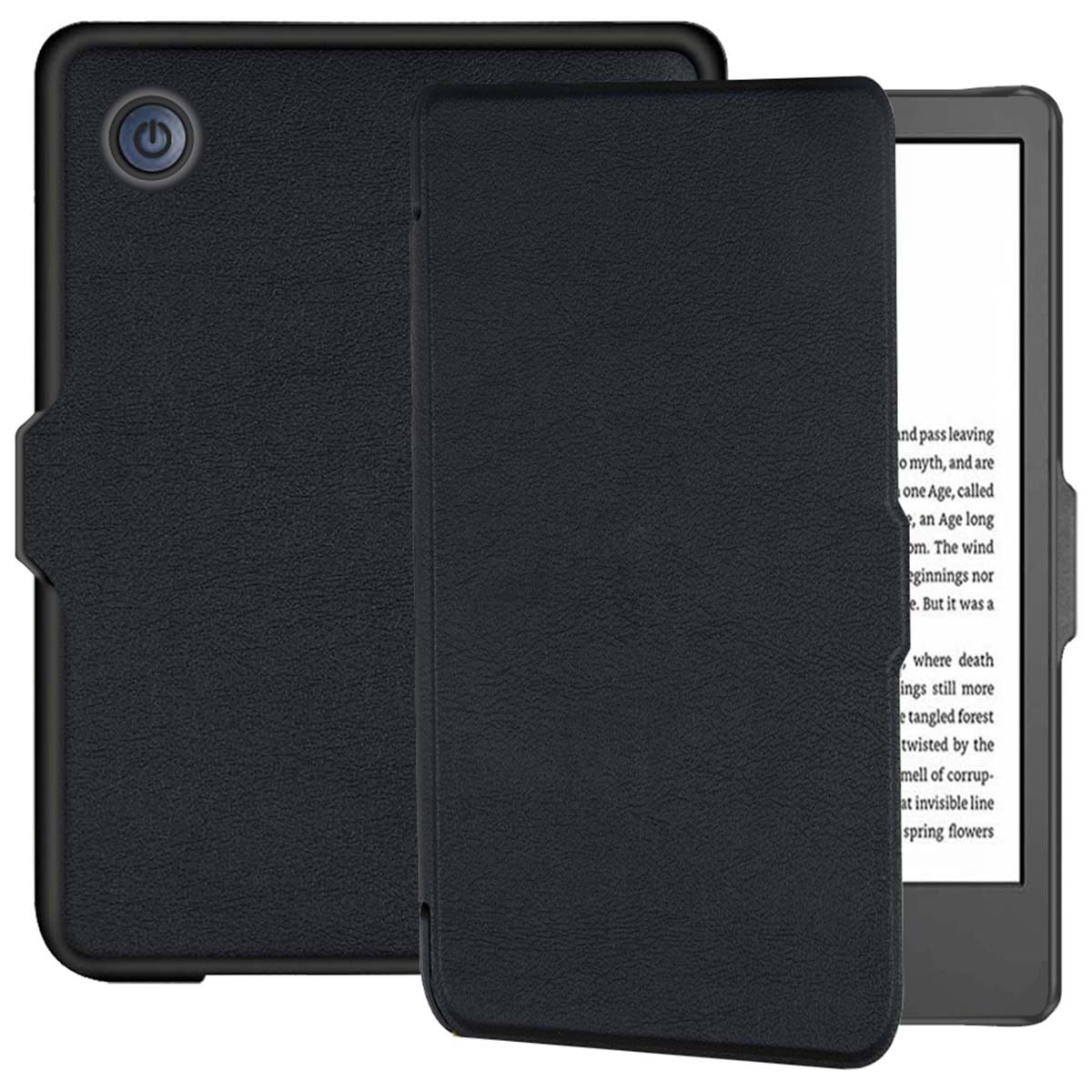 imoshion Slim Hard Case Klapphülle für das Kobo Clara 2E / Tolino Shine 4 - Schwarz