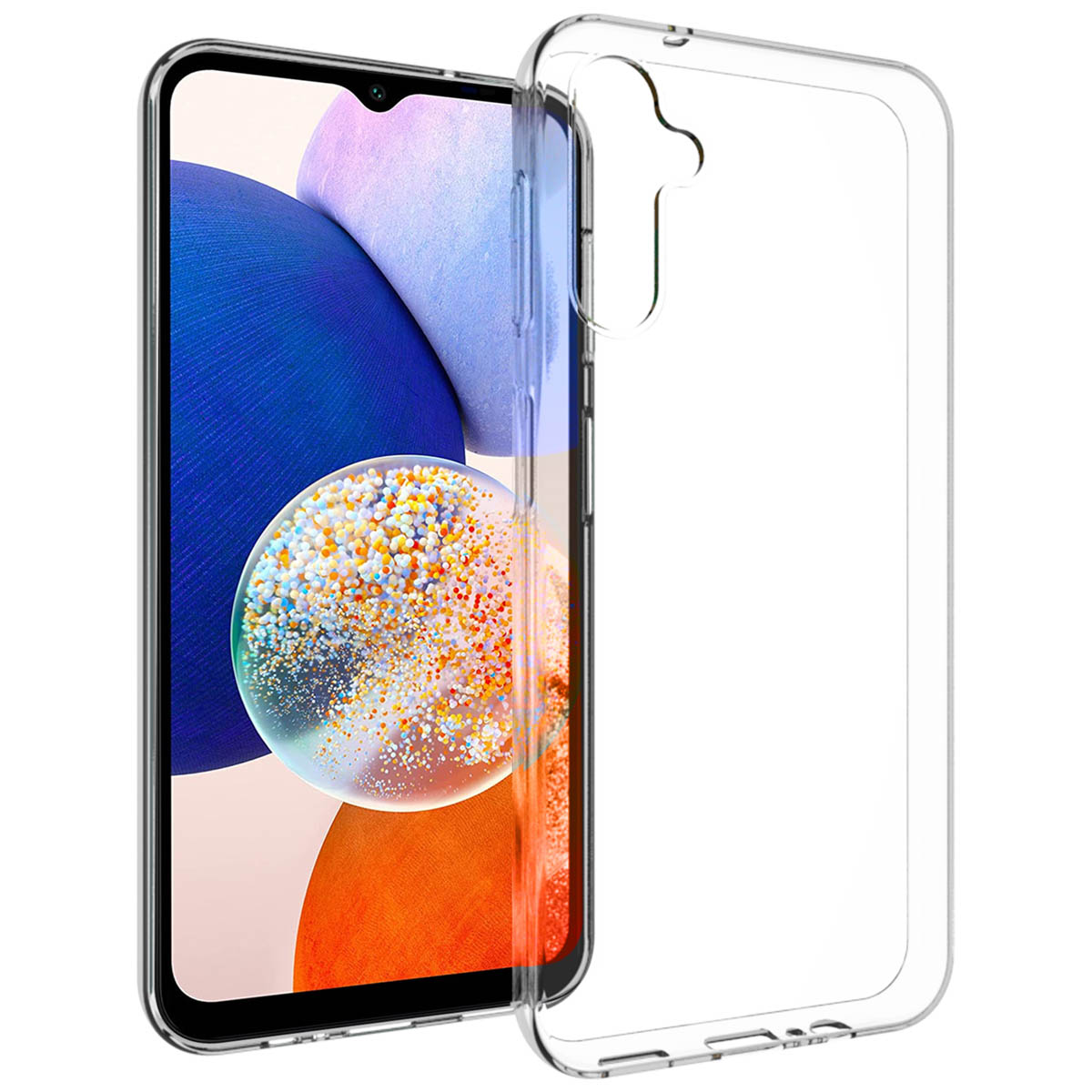 Accezz Clear TPU Backcover für das Samsung Galaxy A14 (5G/4G) - Transparent