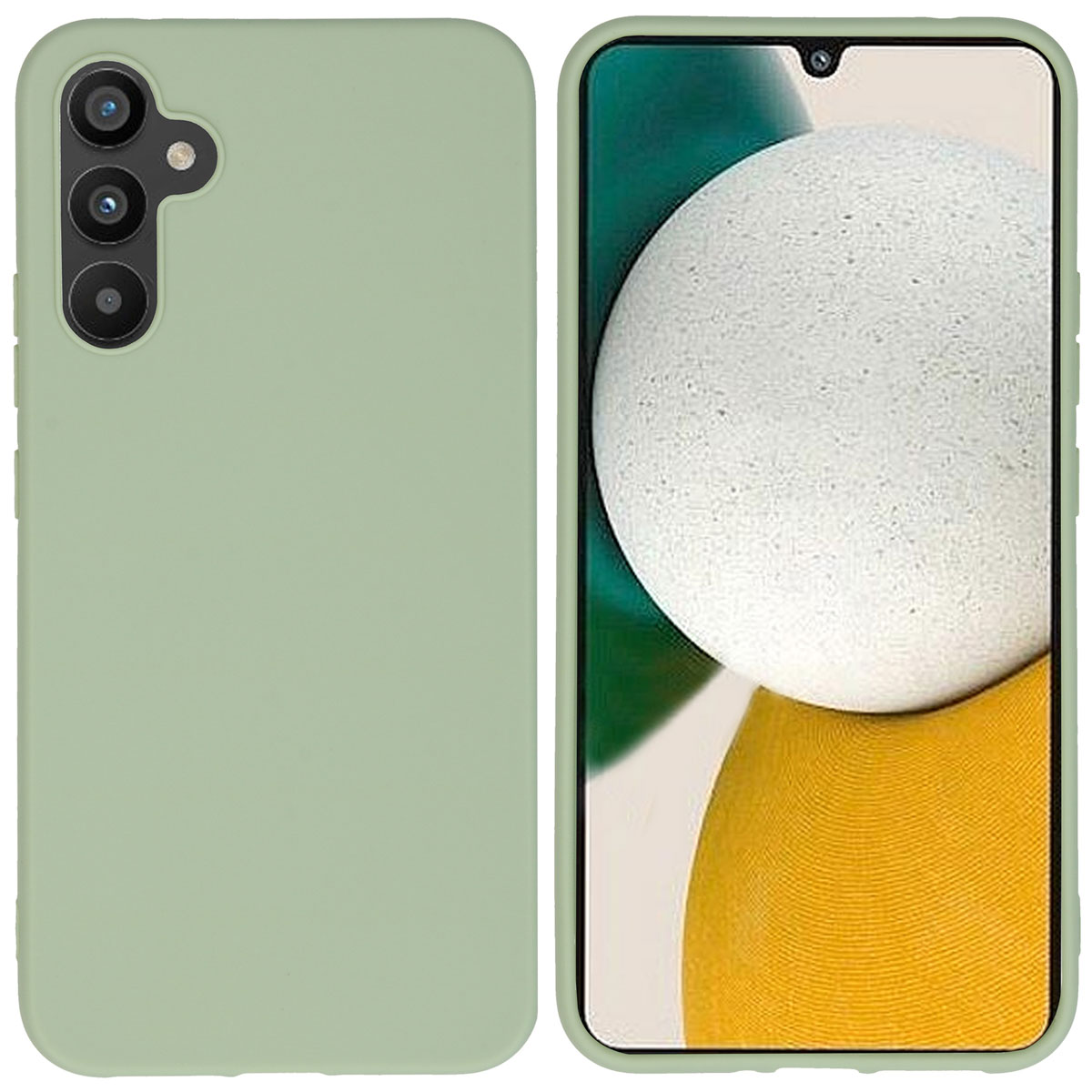 imoshion TPU Color Cover für das Samsung Galaxy A34 (5G) - Olive Green