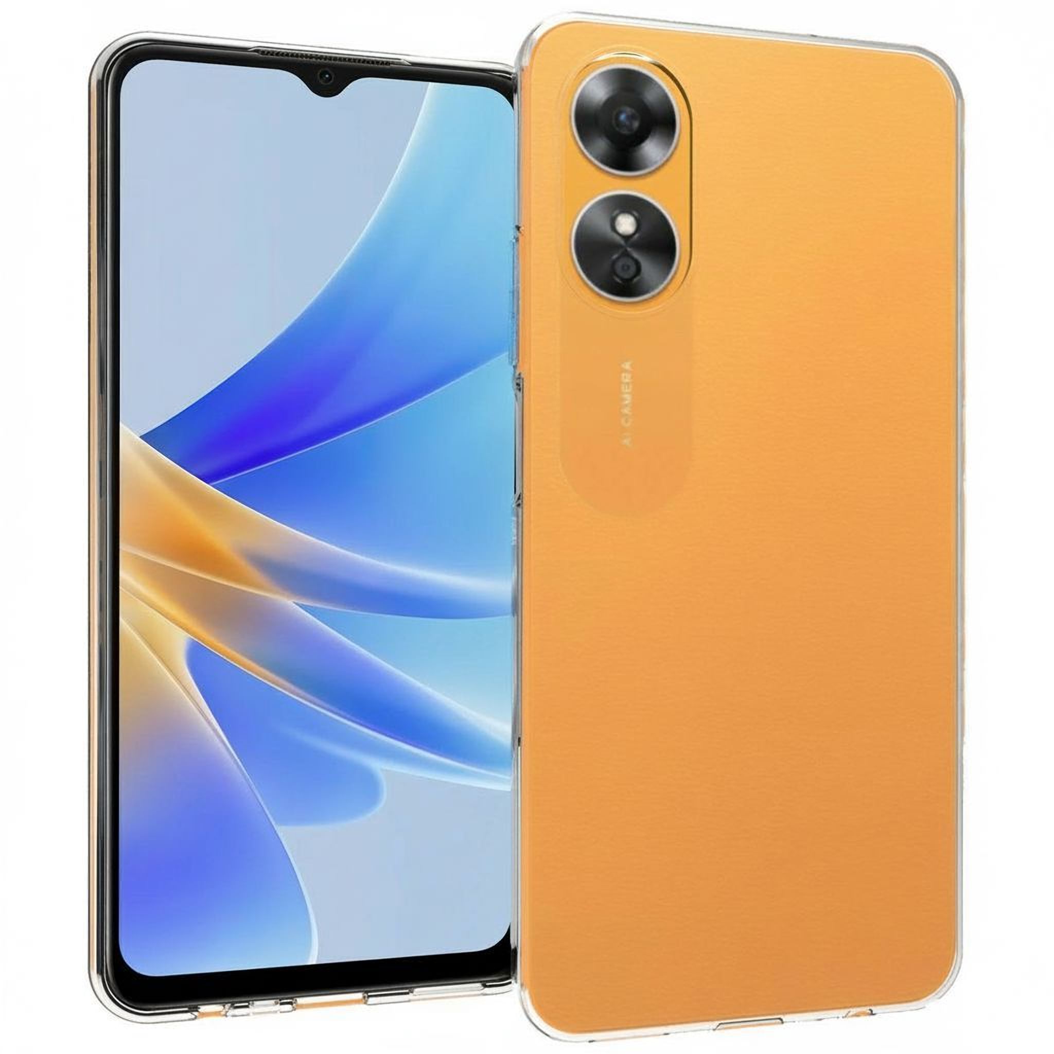 Accezz Clear Backcover voor de Oppo A17 – Transparant