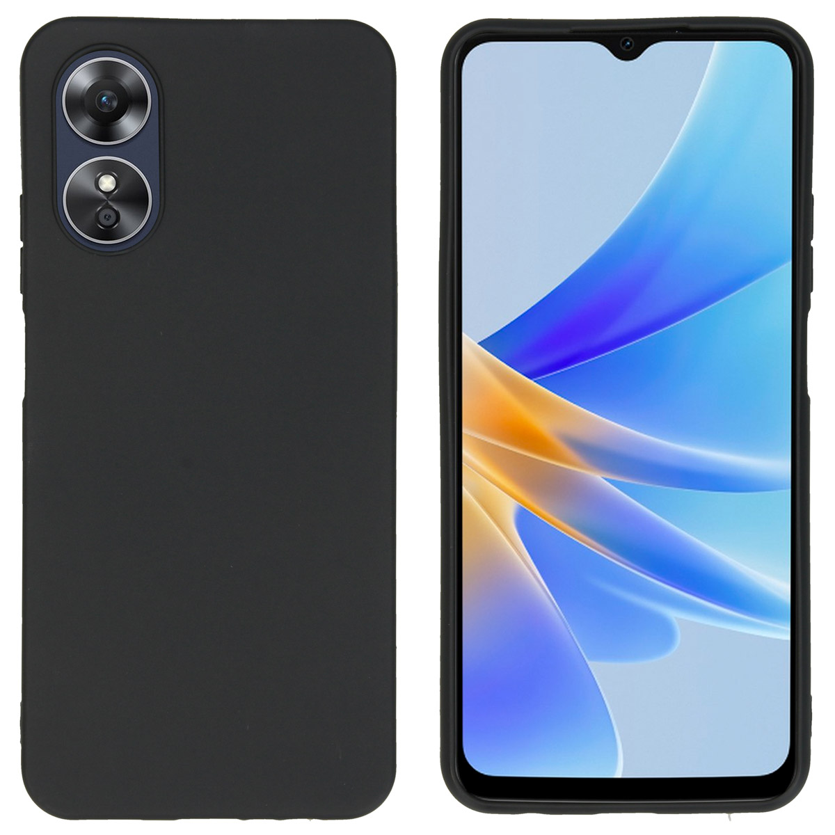 imoshion TPU Color Cover für das Oppo A17 - Schwarz