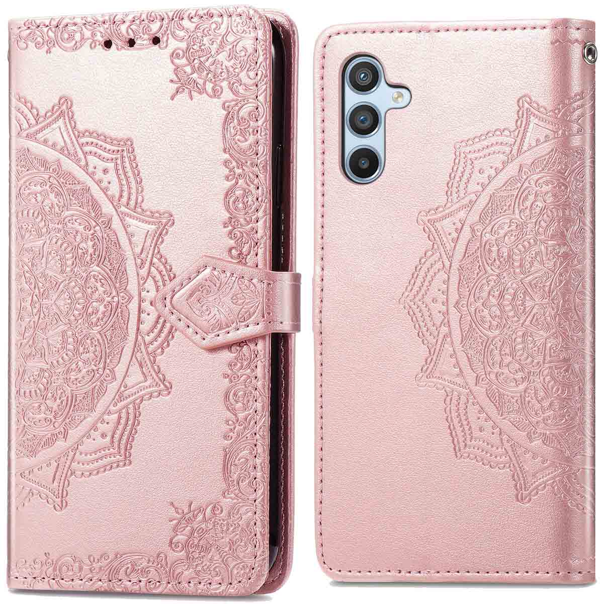 imoshion Mandala Klapphülle für das Samsung Galaxy A54 (5G) - Rosé gold
