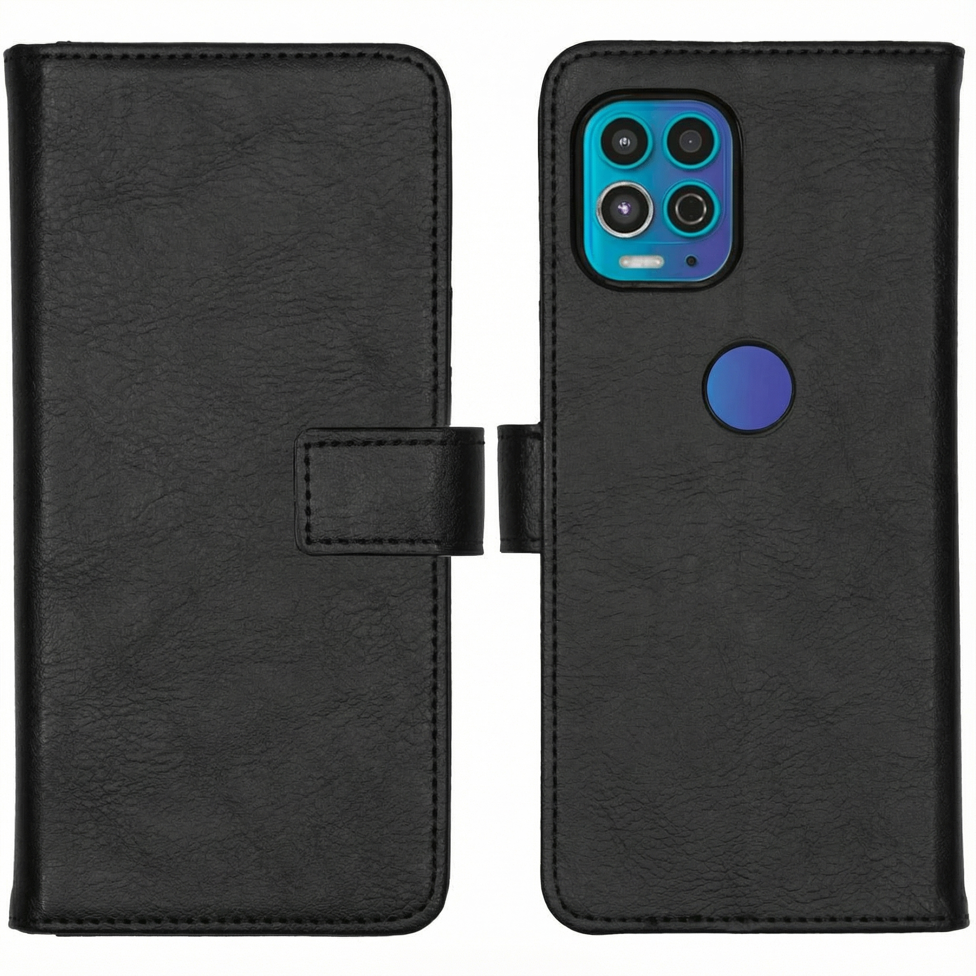 imoshion Luxuriöse Klapphülle für das Motorola Moto G100 - Schwarz