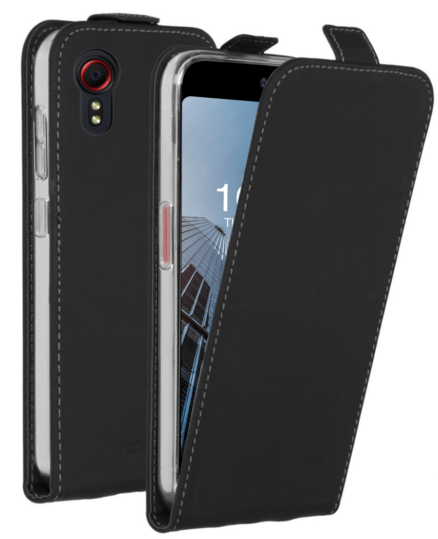 Accezz Flip Case für das Samsung Galaxy Xcover 5 Schwarz