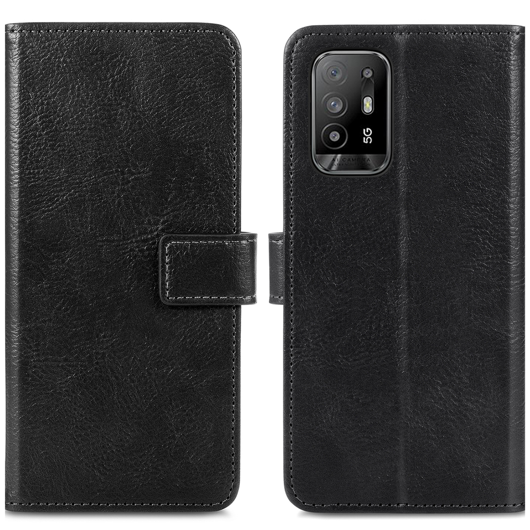 imoshion Luxuriöse Klapphülle für das Oppo A94 (5G) - Schwarz