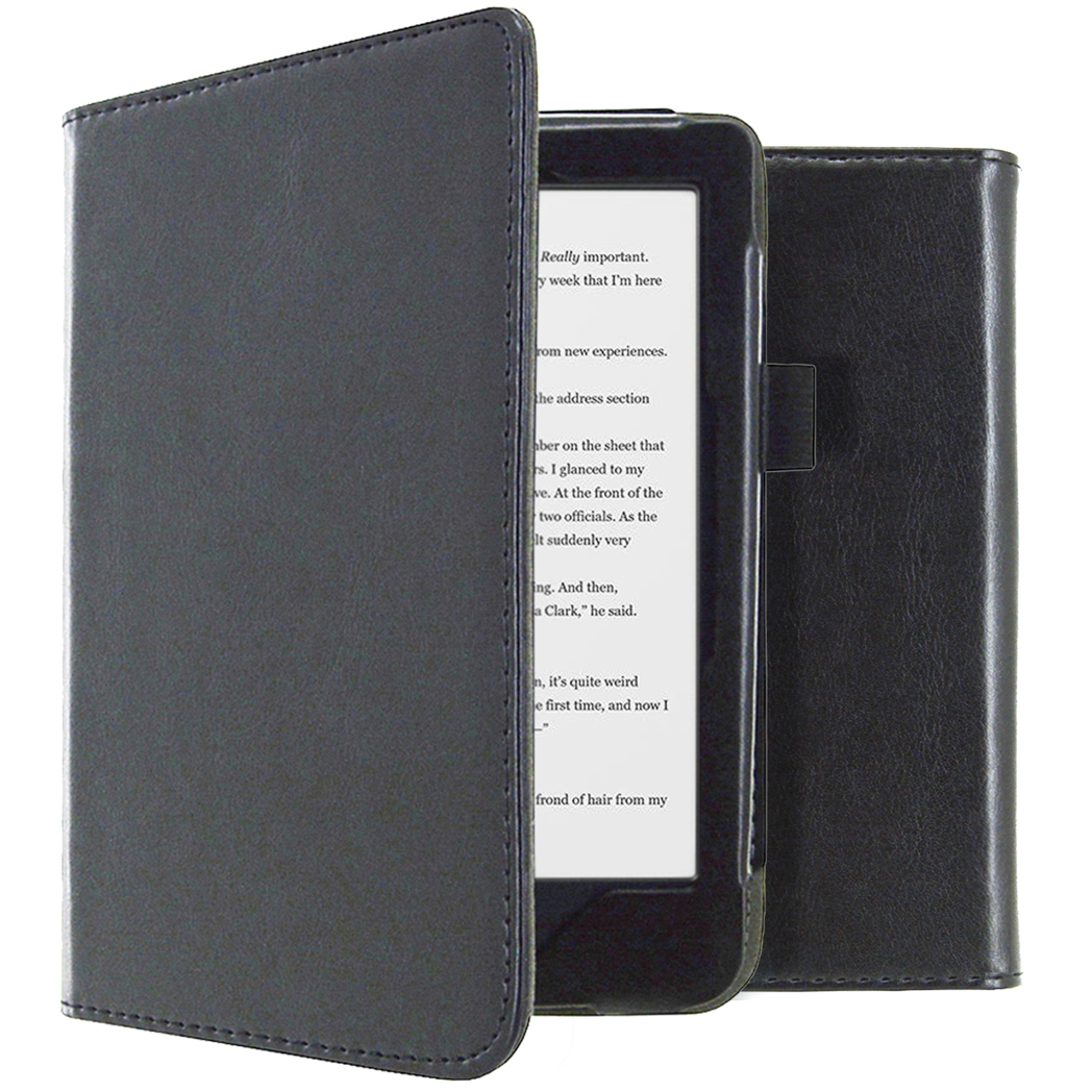 imoshion Vegan Leather Klapphülle für das Kobo Clara HD - Schwarz