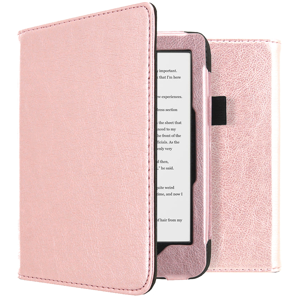 imoshion Vegan Leather Klapphülle für das Kobo Clara HD - Rosé gold