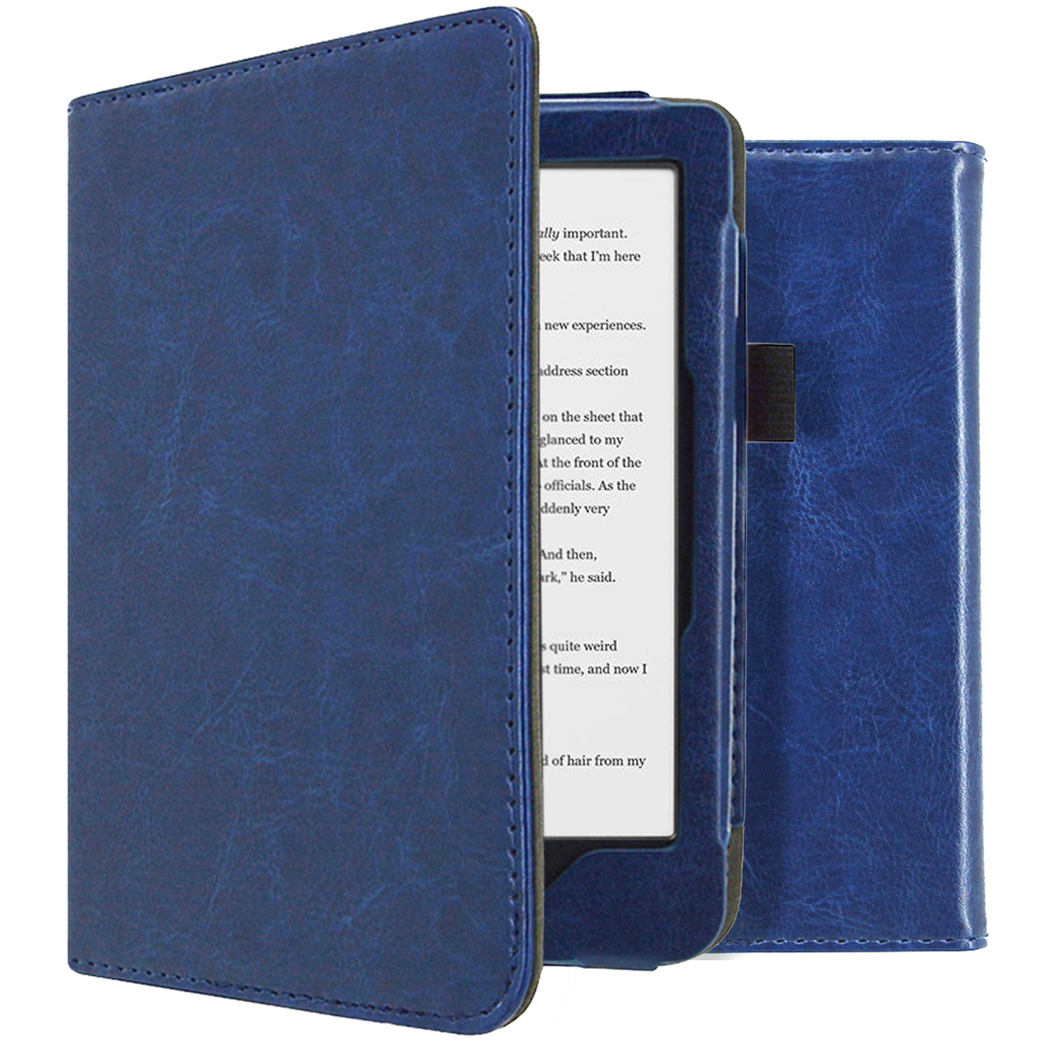 imoshion Vegan Leather Klapphülle für das Kobo Clara HD - Dunkelblau